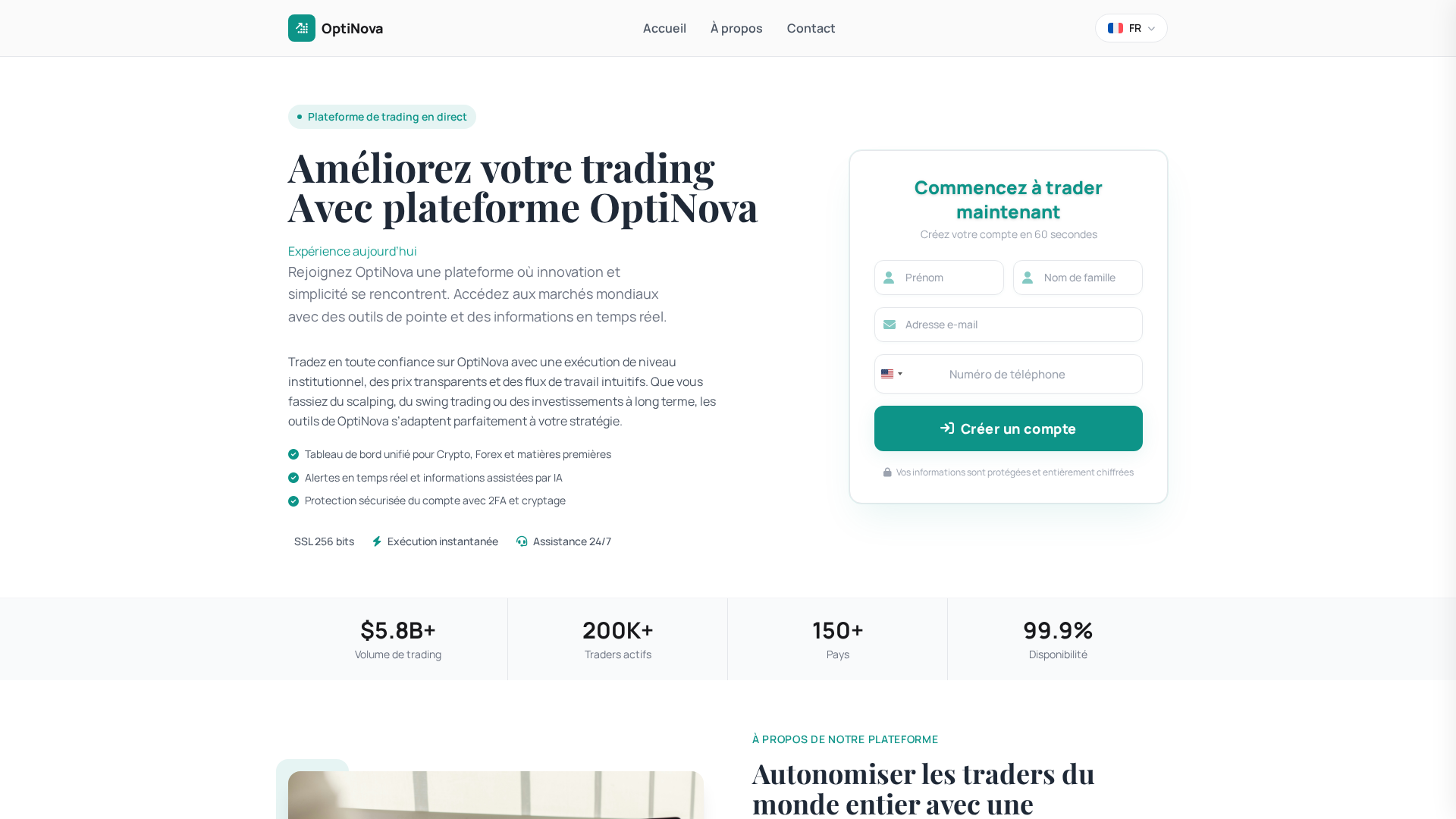 Screenshot of optinova-ai-fr.com