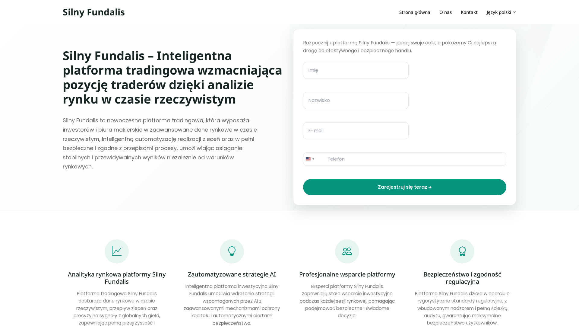 Screenshot of silnyfundalis-pl.com