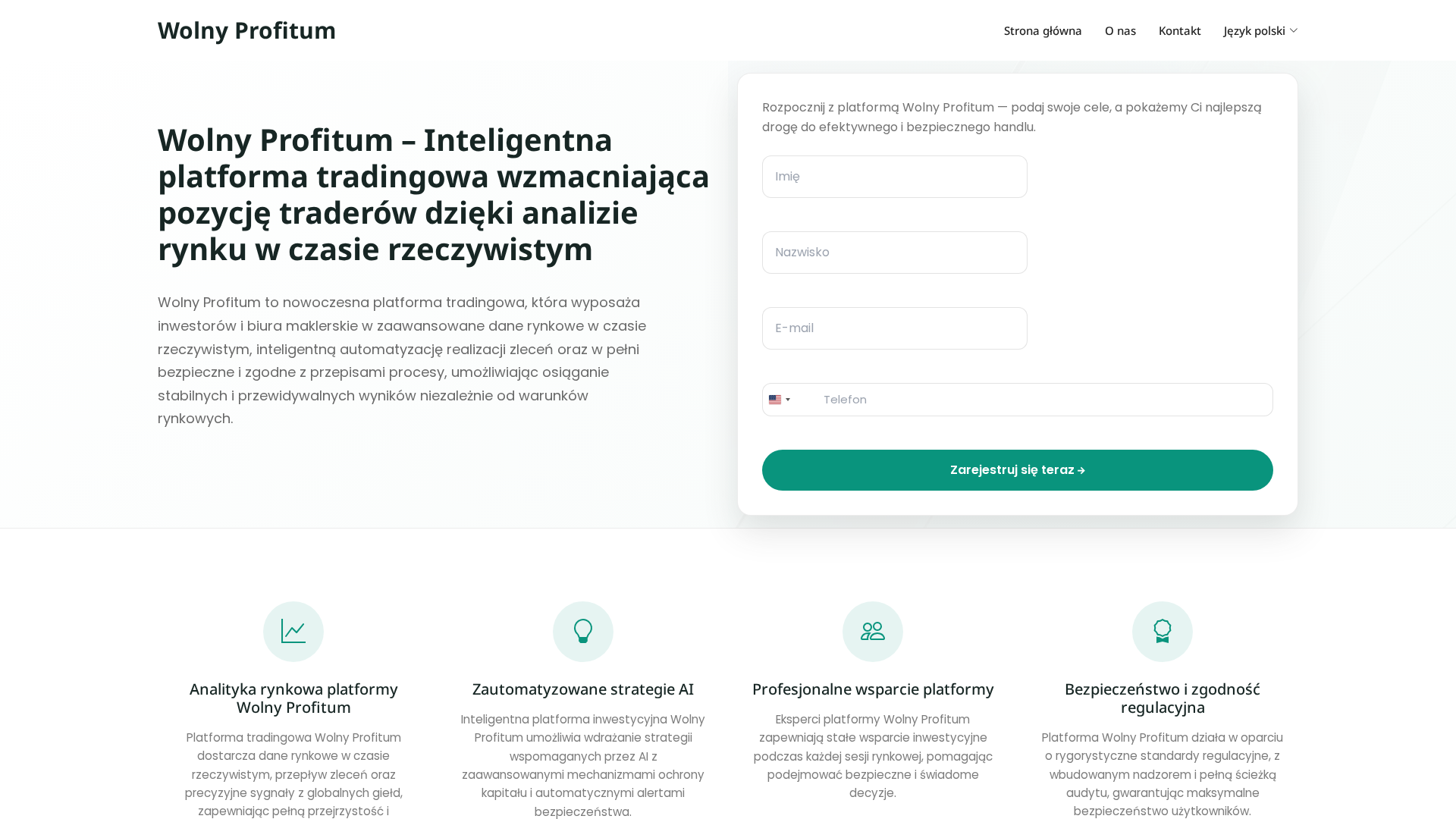Screenshot of wolnyprofitum-pl.com