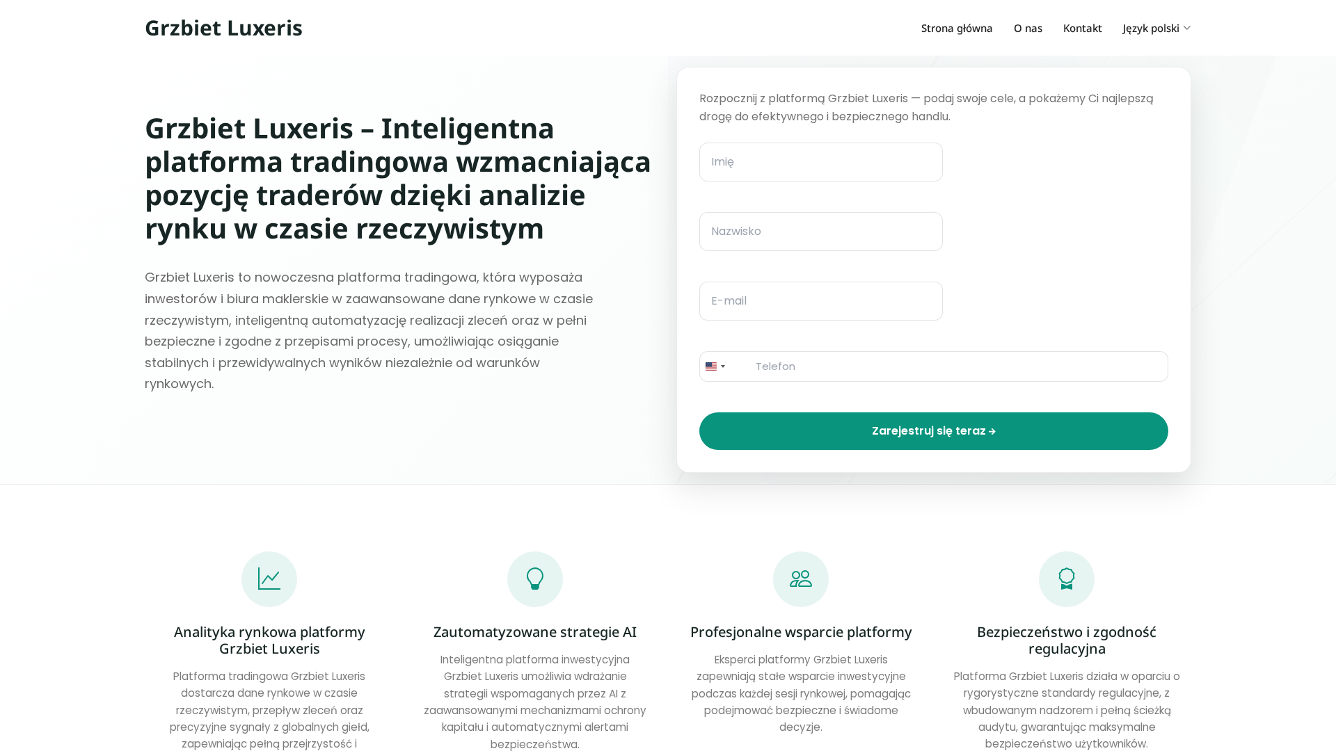 Screenshot of grzbietluxeris-ai-pl.com