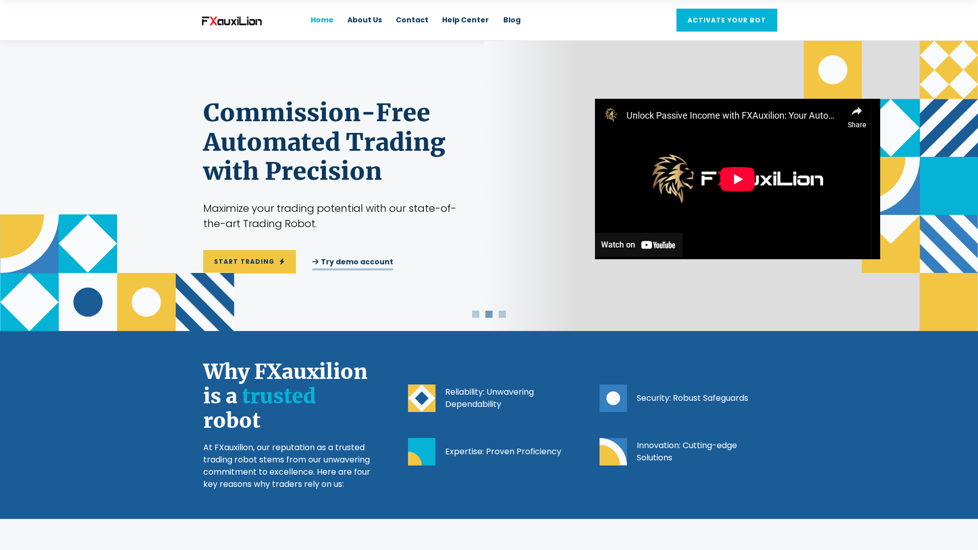 Screenshot of fxauxilion.com