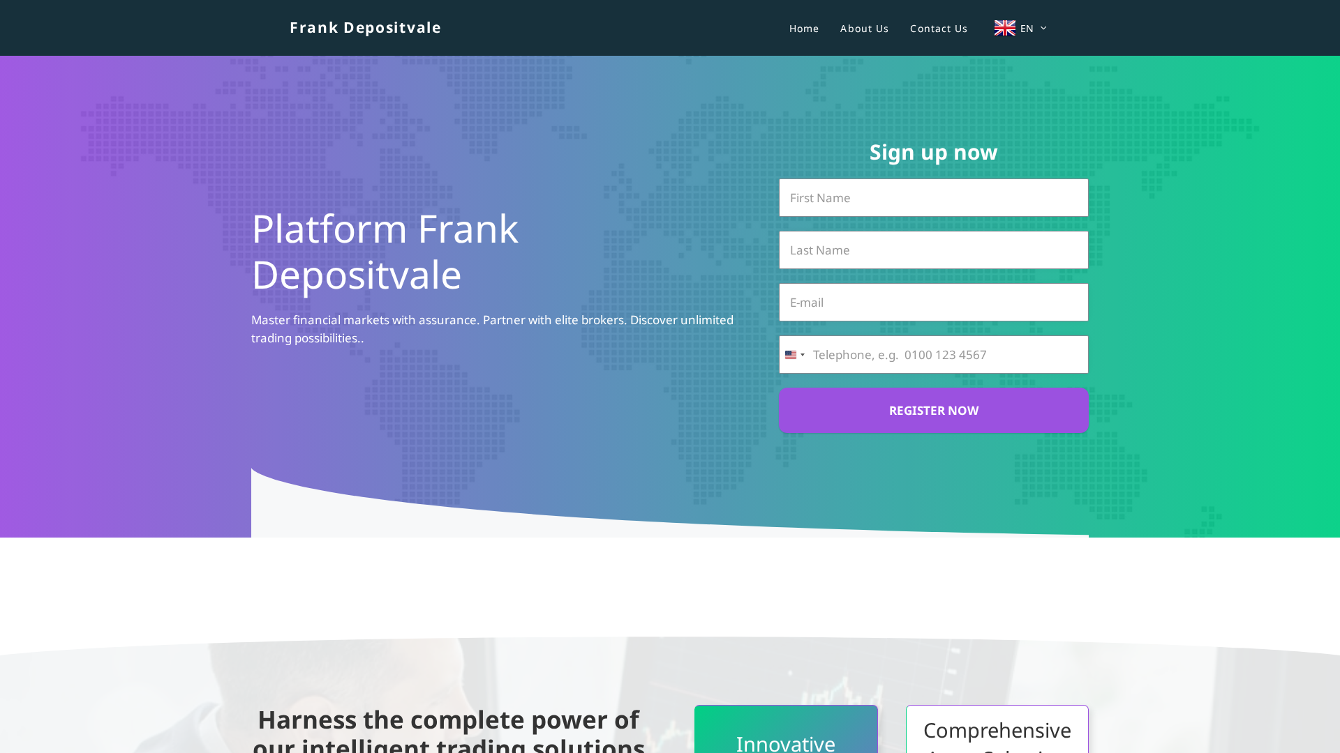 Screenshot of frankdepositvale-en.com