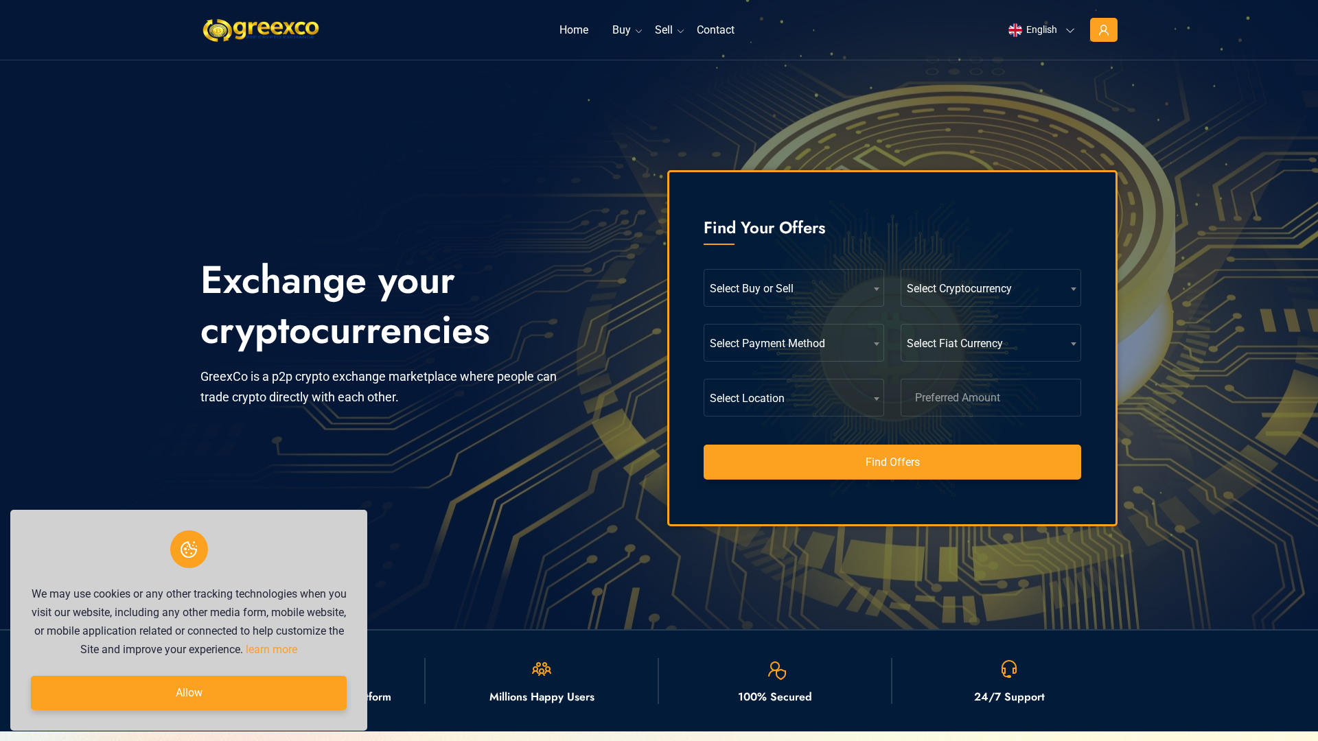 Screenshot of greexco.space