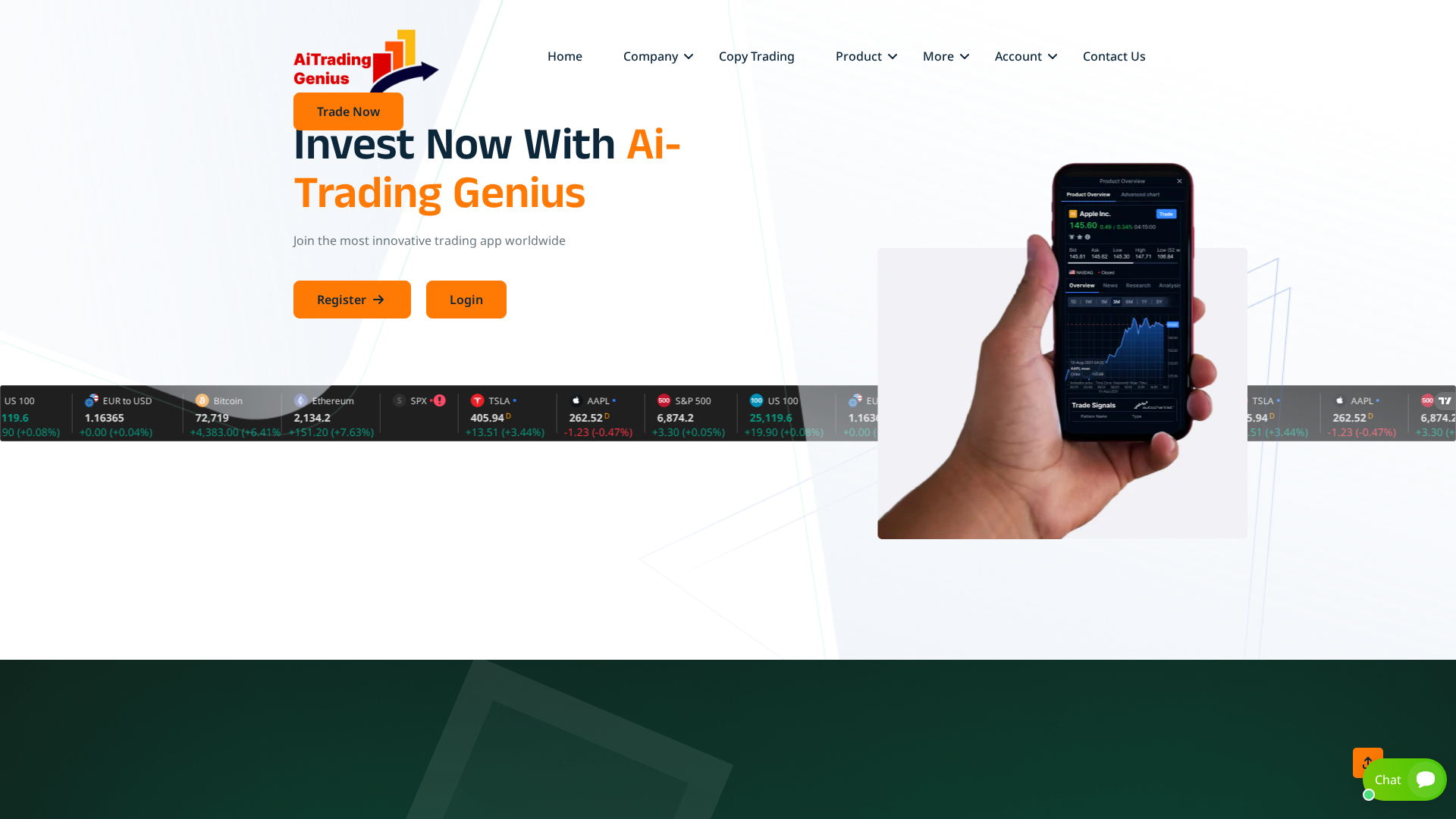 Screenshot of ai-tradinggenius.org