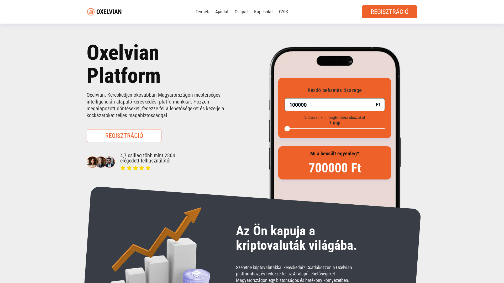 Screenshot of oxelvian-hu.net