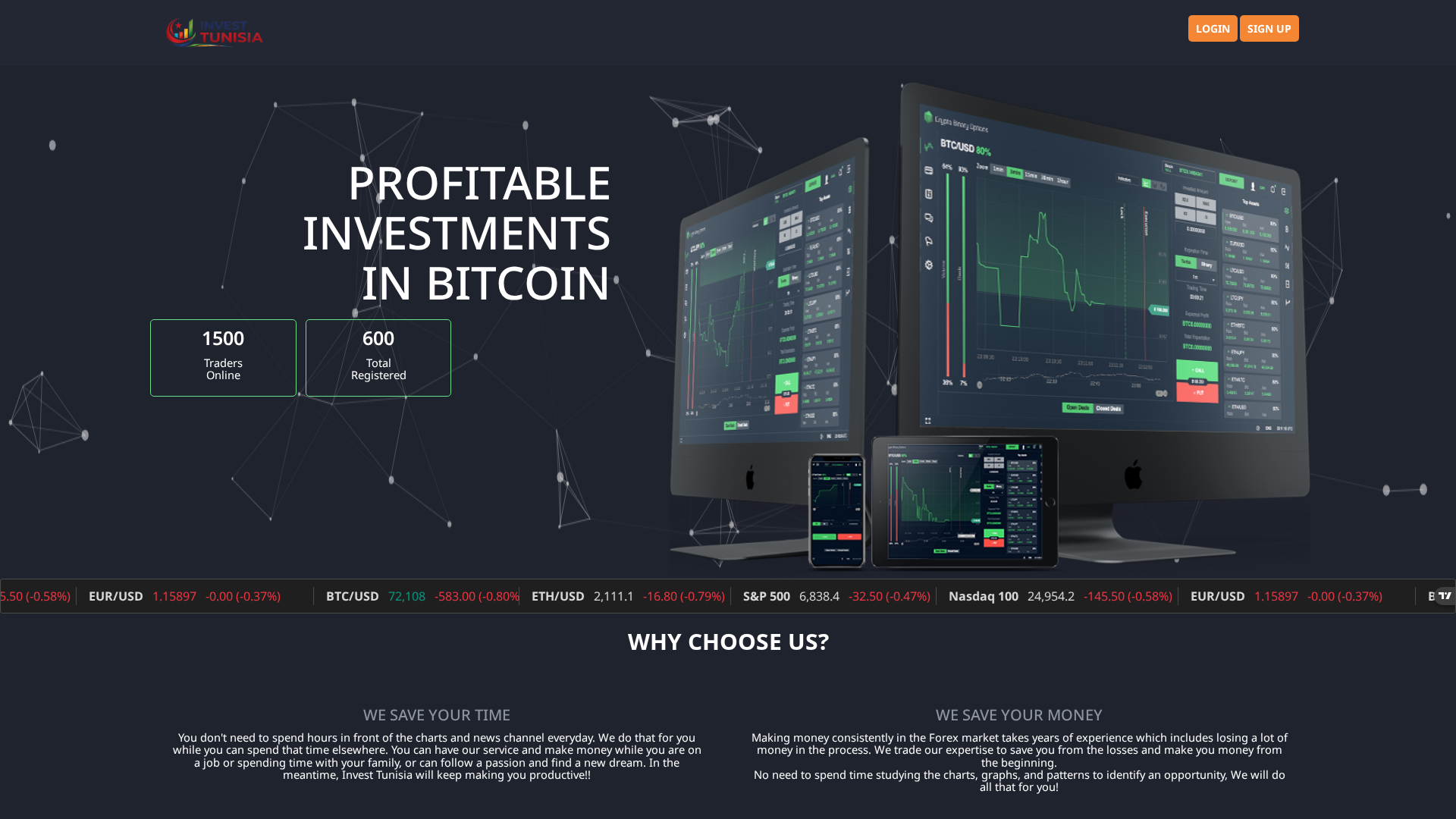Screenshot of invest-tunisia.club