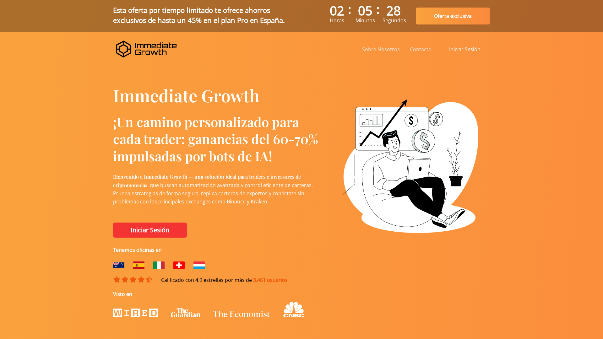 Screenshot of immediategrowthes.com