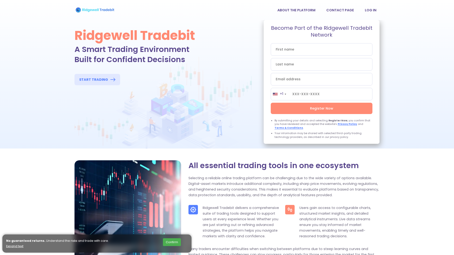 Screenshot of ridgewelltradebit.net