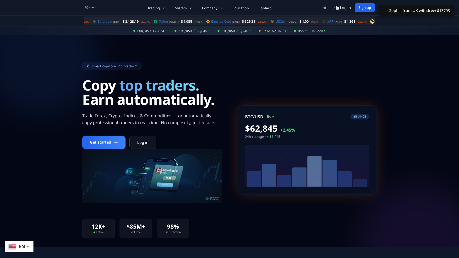 Screenshot of zynchain.com