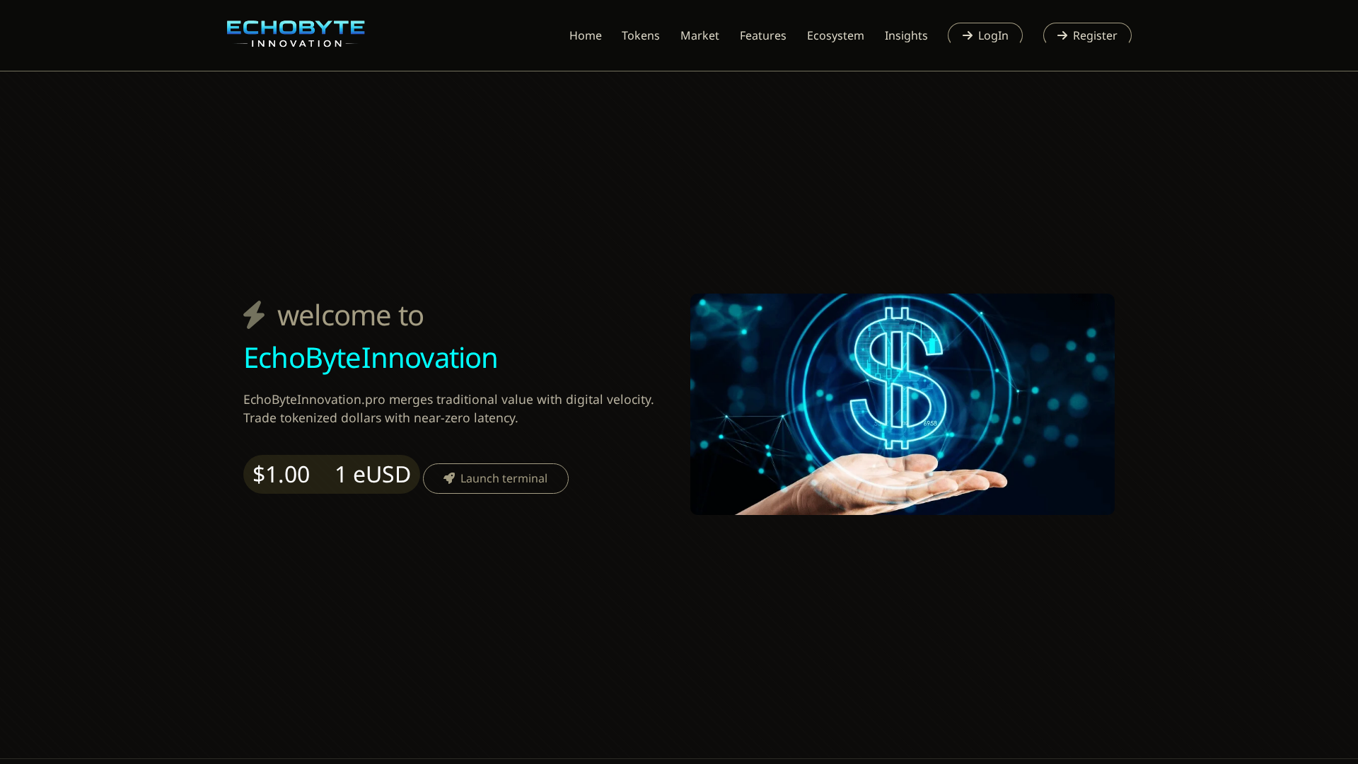 Screenshot of echobyteinnovation.pro