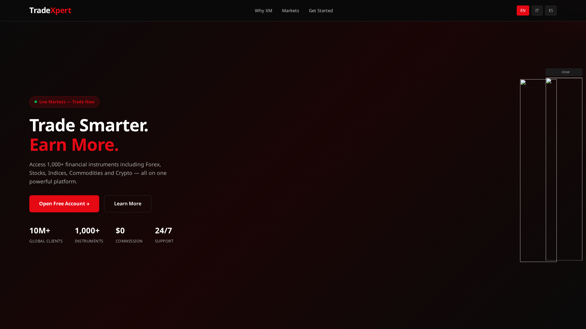 Screenshot of investostart.com