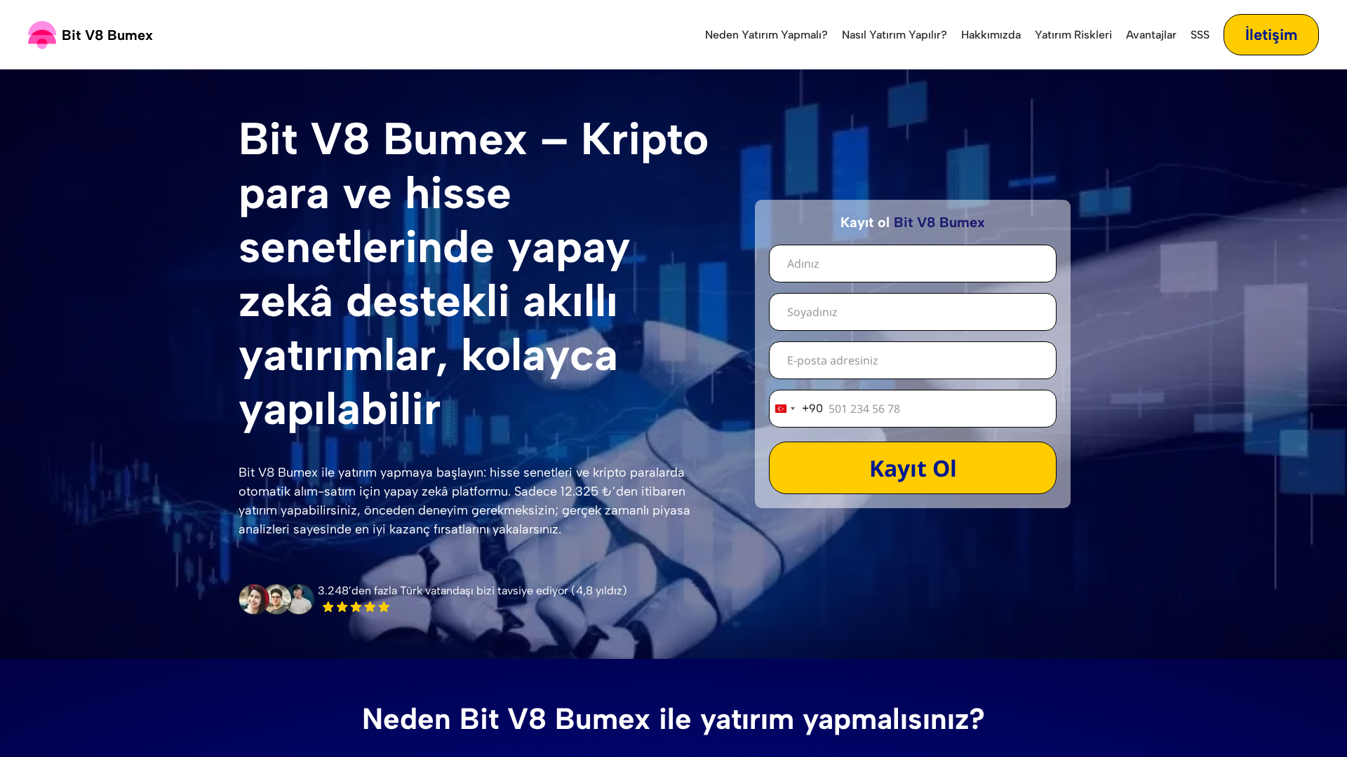 Screenshot of bitv8-bumex.com
