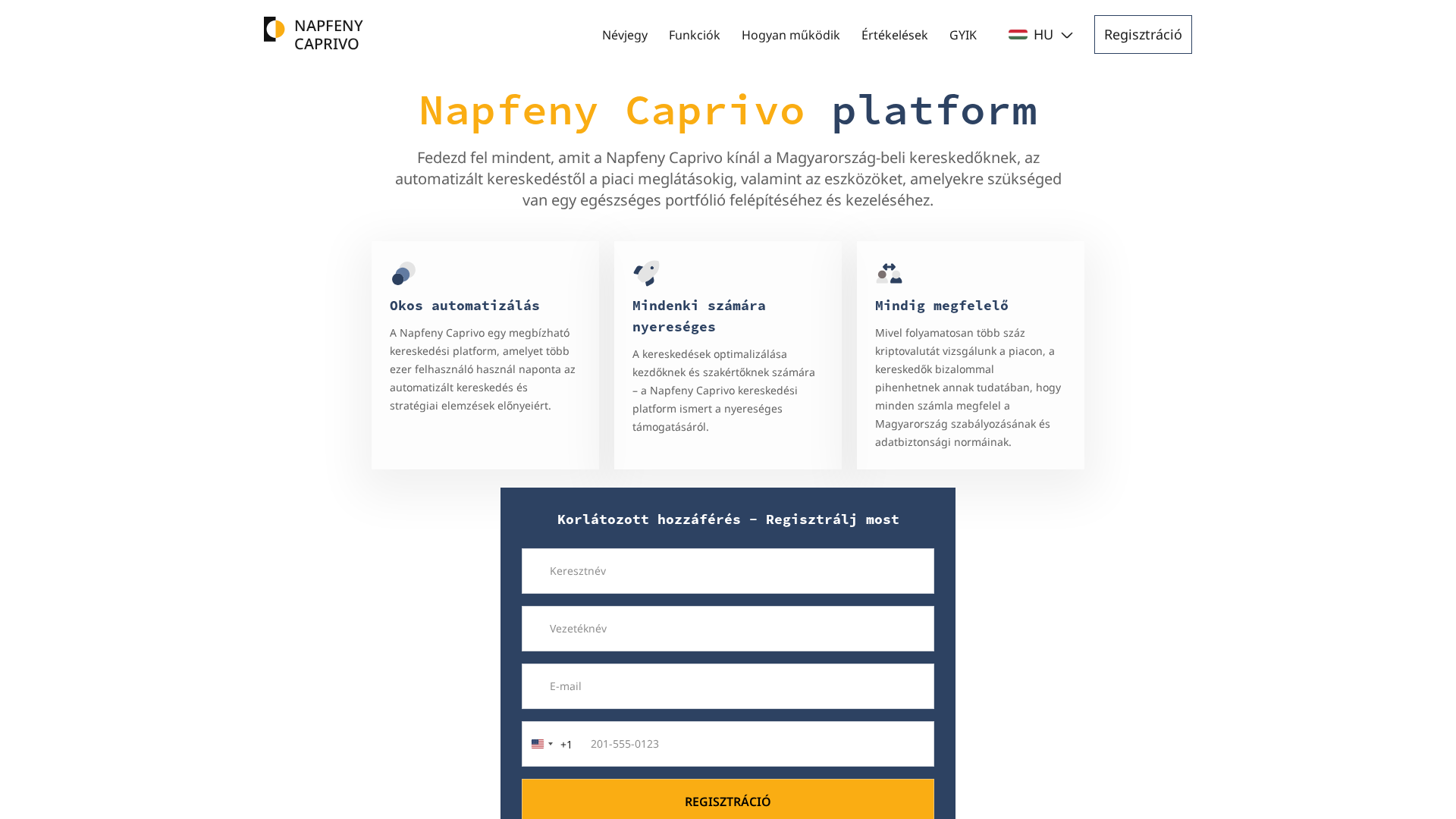 Screenshot of napfeny-caprivo.com