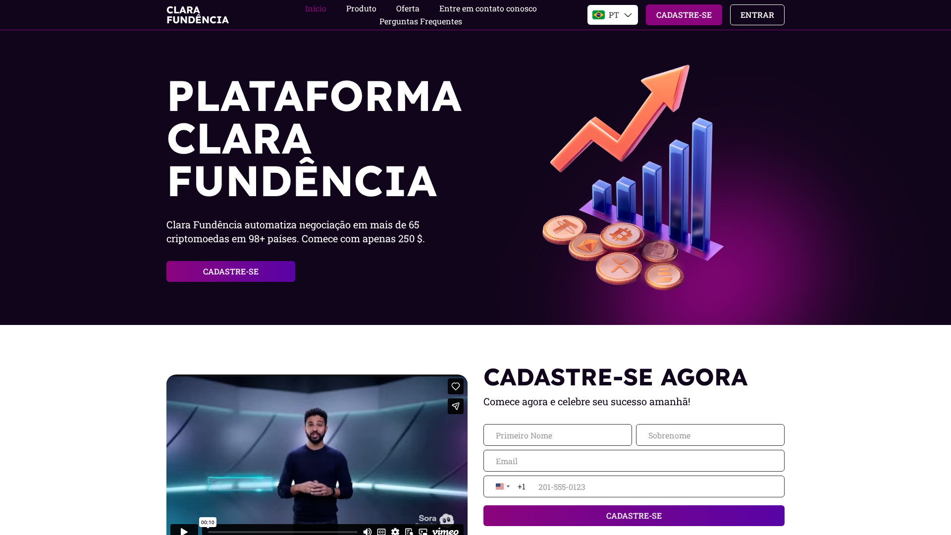 Screenshot of clara-fundencia.com