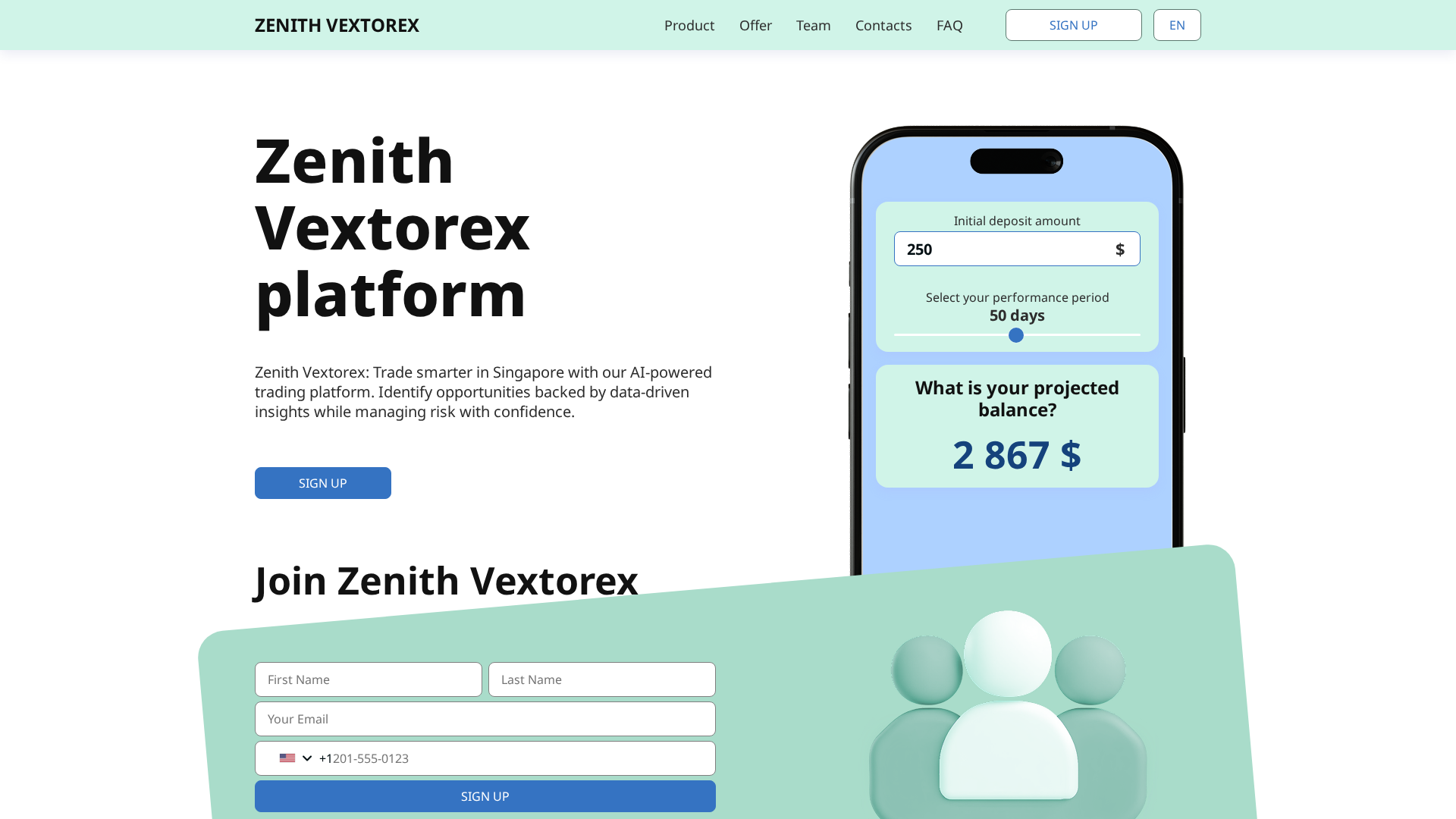 Screenshot of zenith-vextorex.com