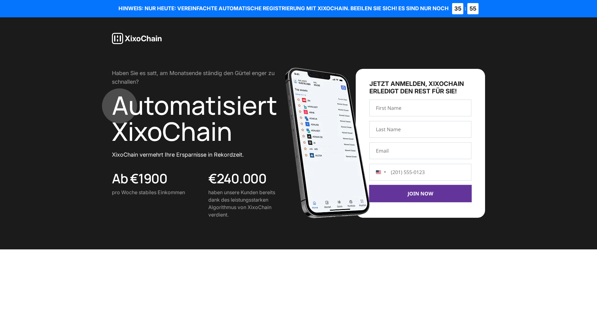 Screenshot of xixochainde.com
