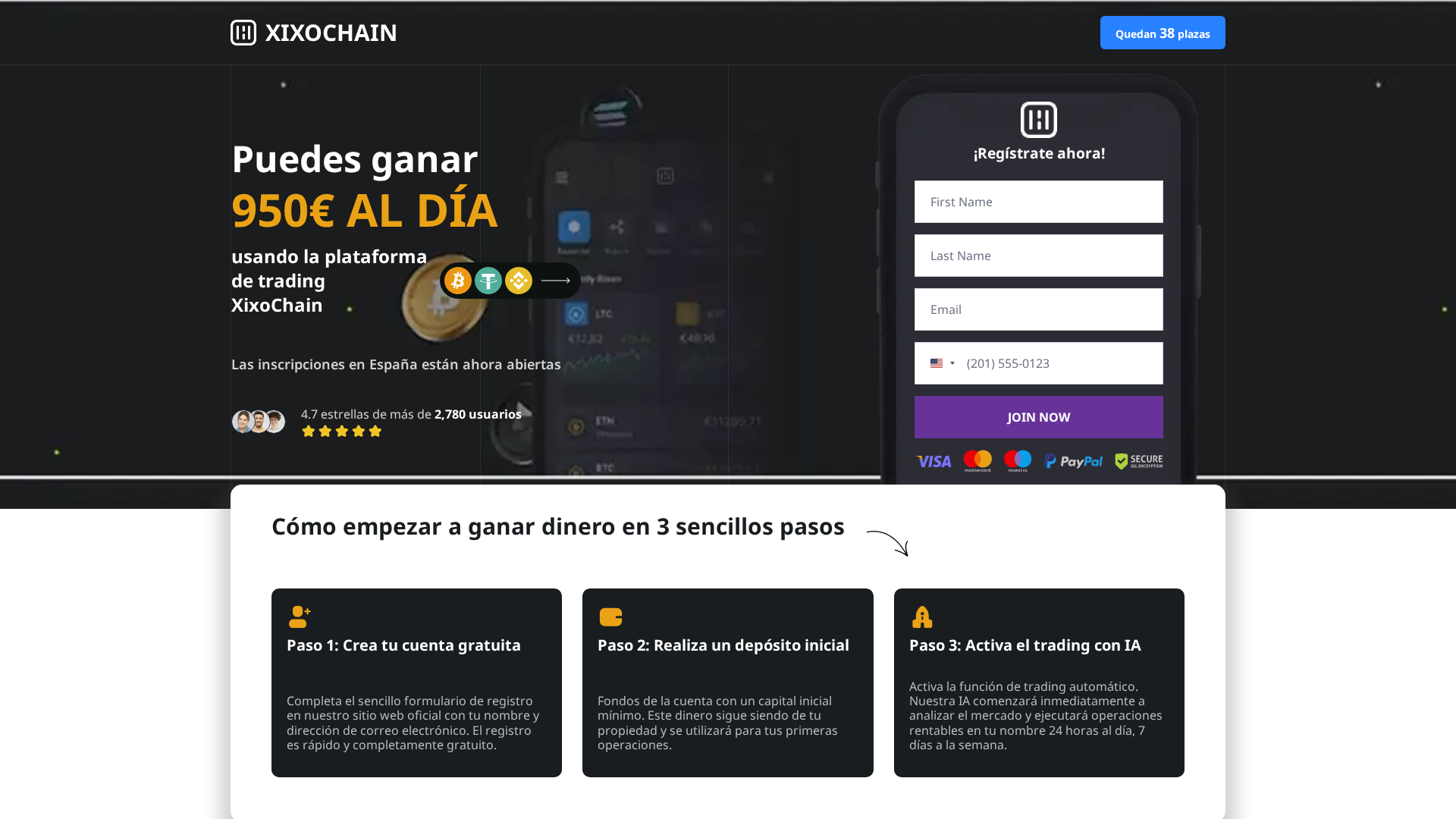 Screenshot of xixochaines.com