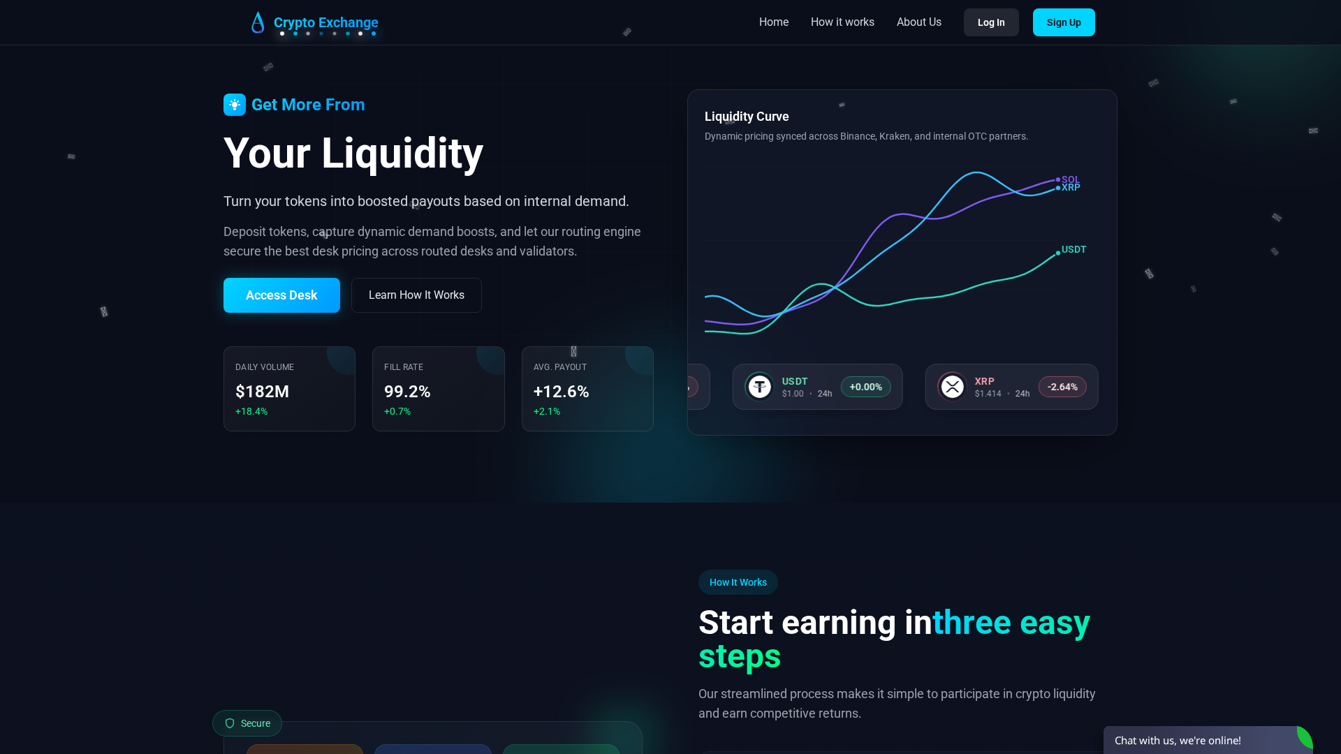 Screenshot of aimcryptospaces.com