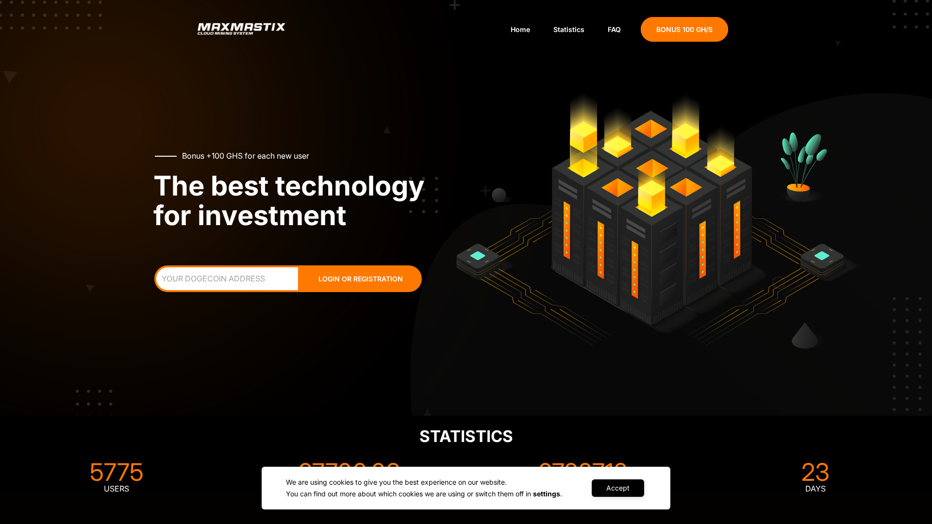 Screenshot of maxmastix.com