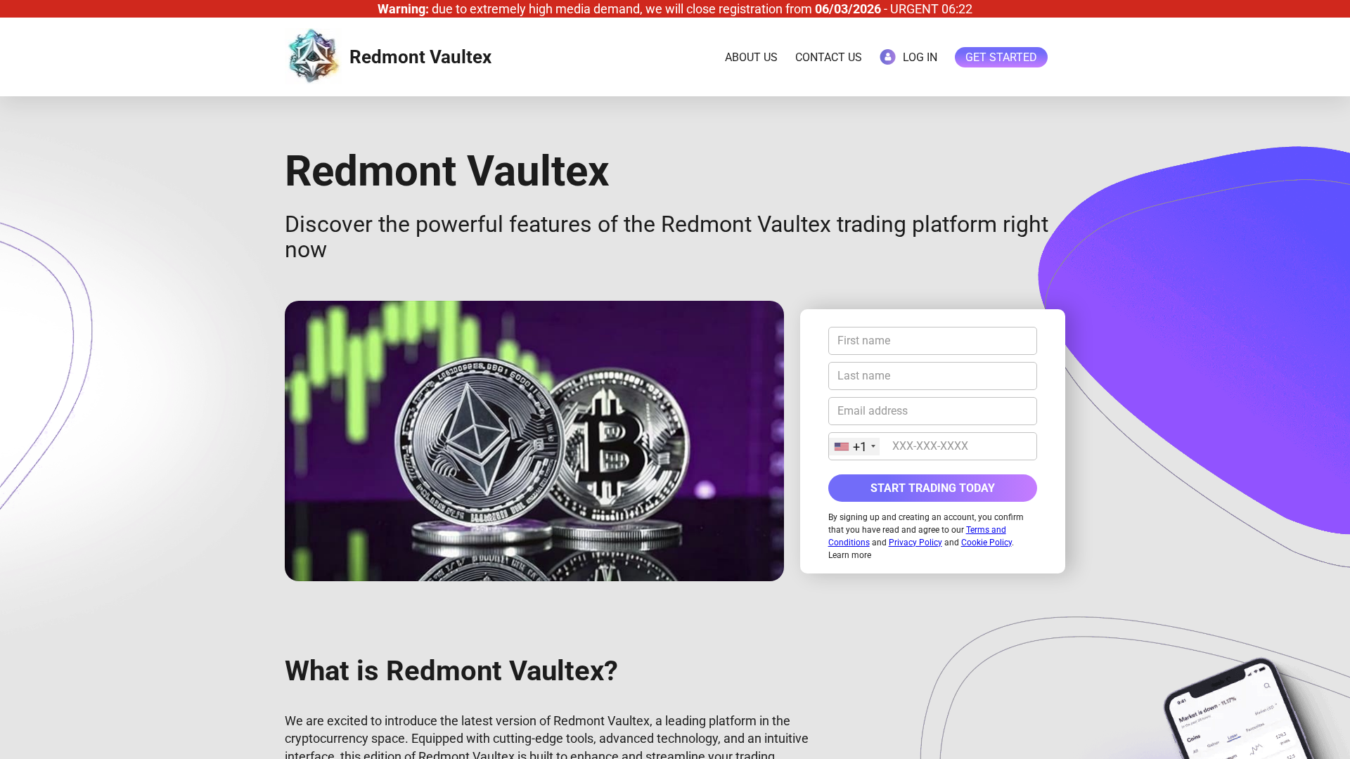 Screenshot of redmontvaultex-ie.com