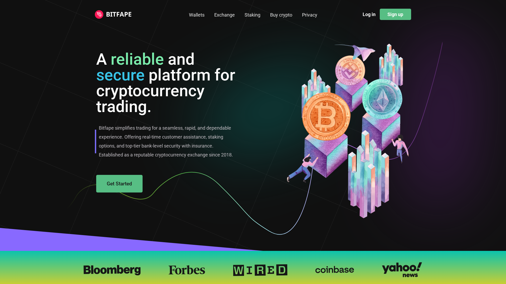 Screenshot of bitfape.com