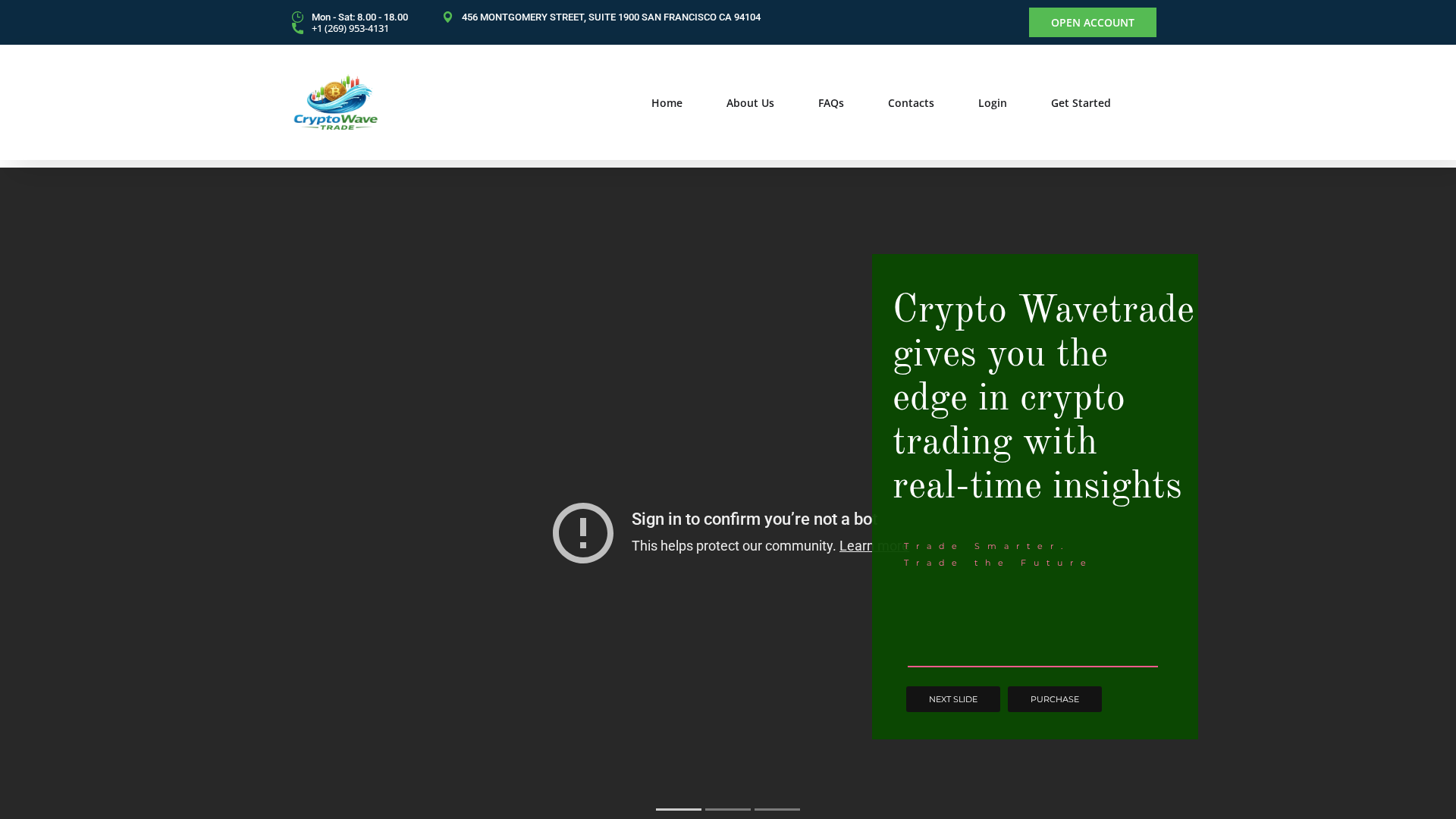 Screenshot of cryptowavetrade.com