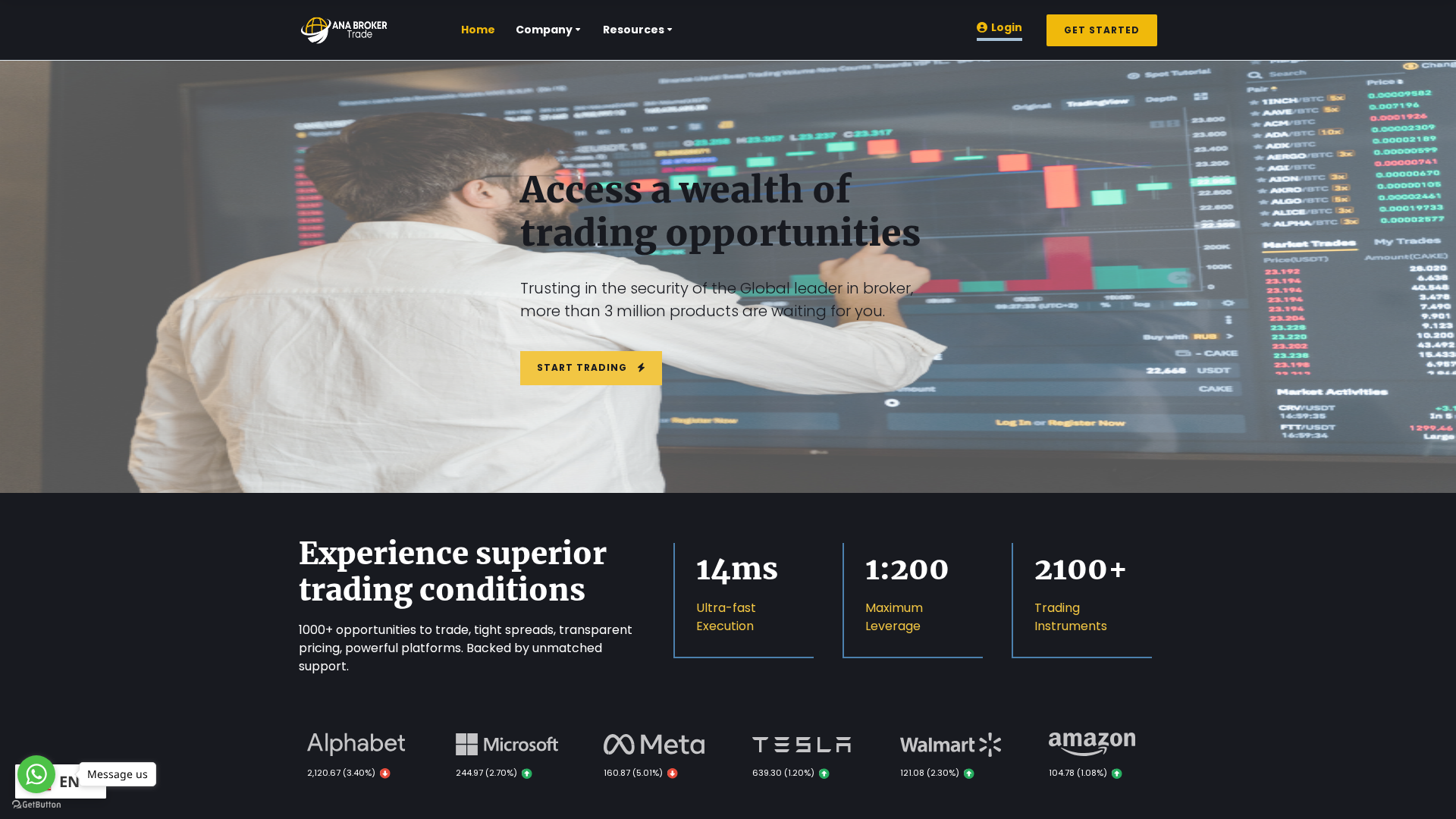 Screenshot of anabrokerstra.com