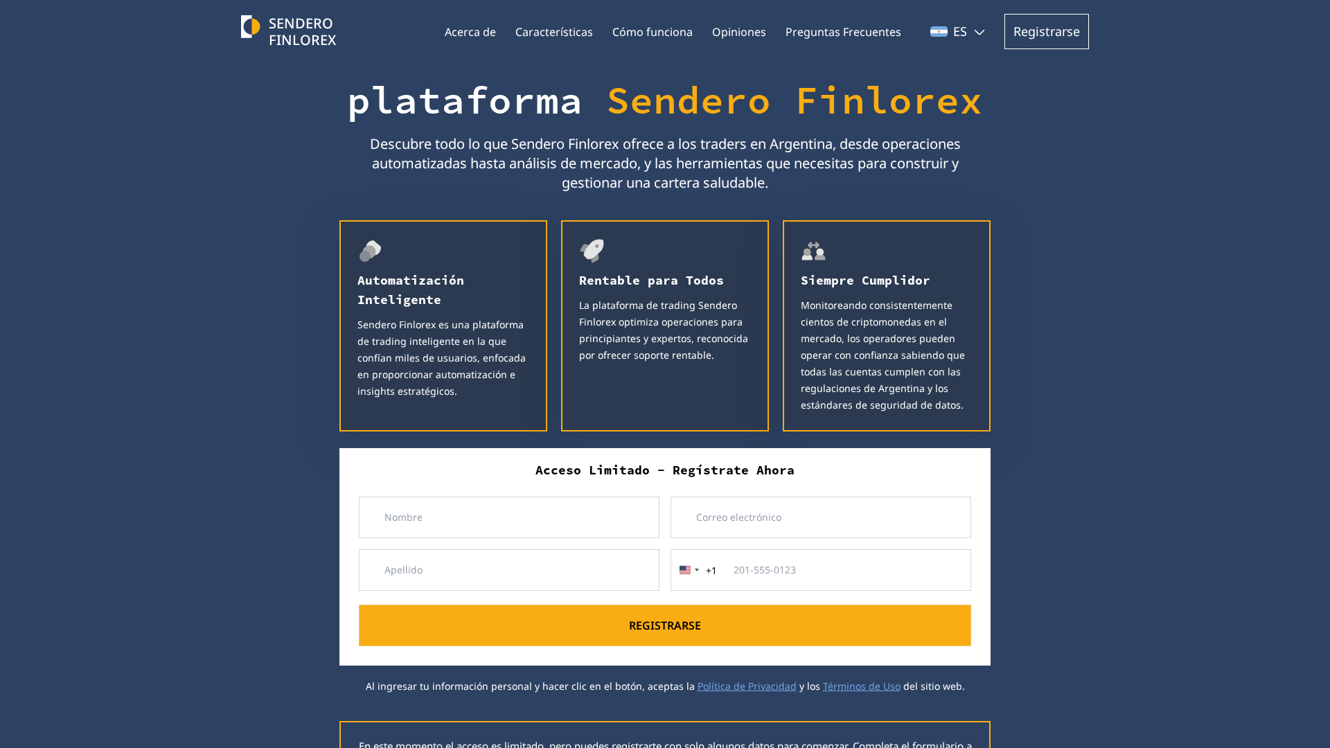 Screenshot of senderofinlorex.com