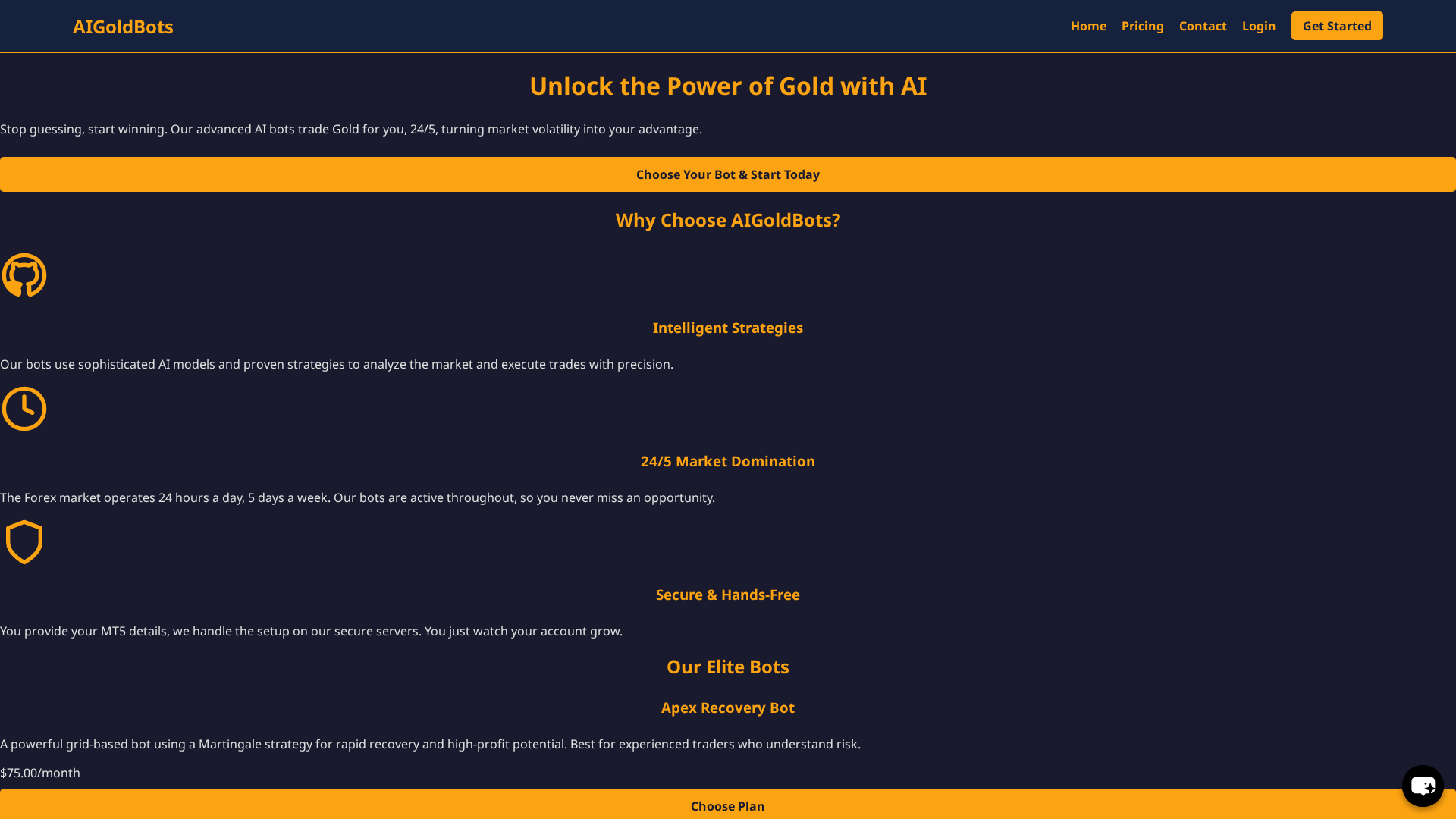 Screenshot of goldsnaperbot.online