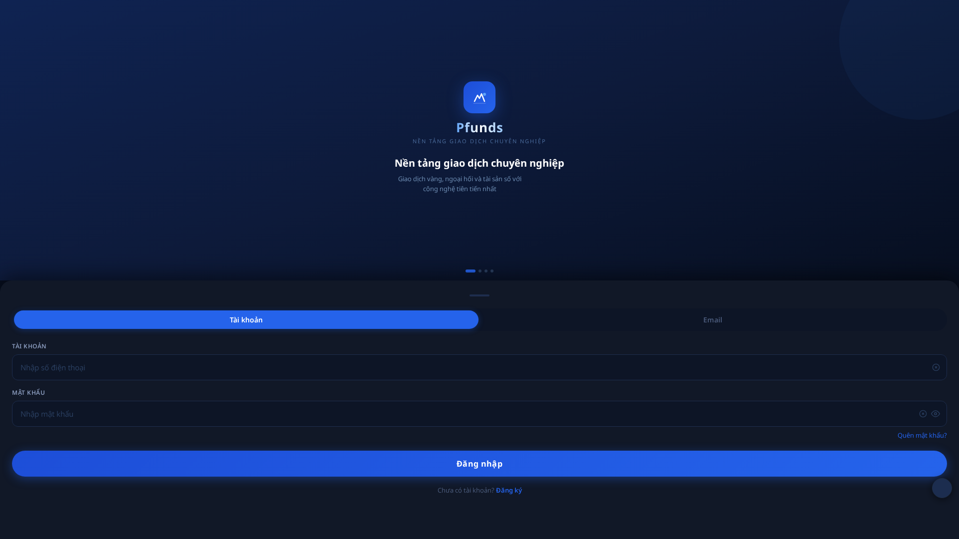 Screenshot of pfunds.fund