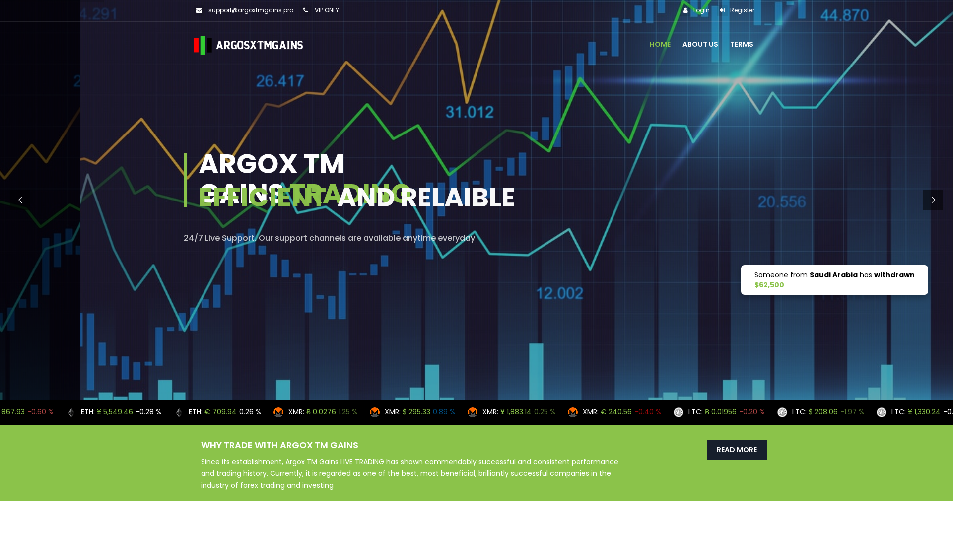 Screenshot of argoxtmgains.pro