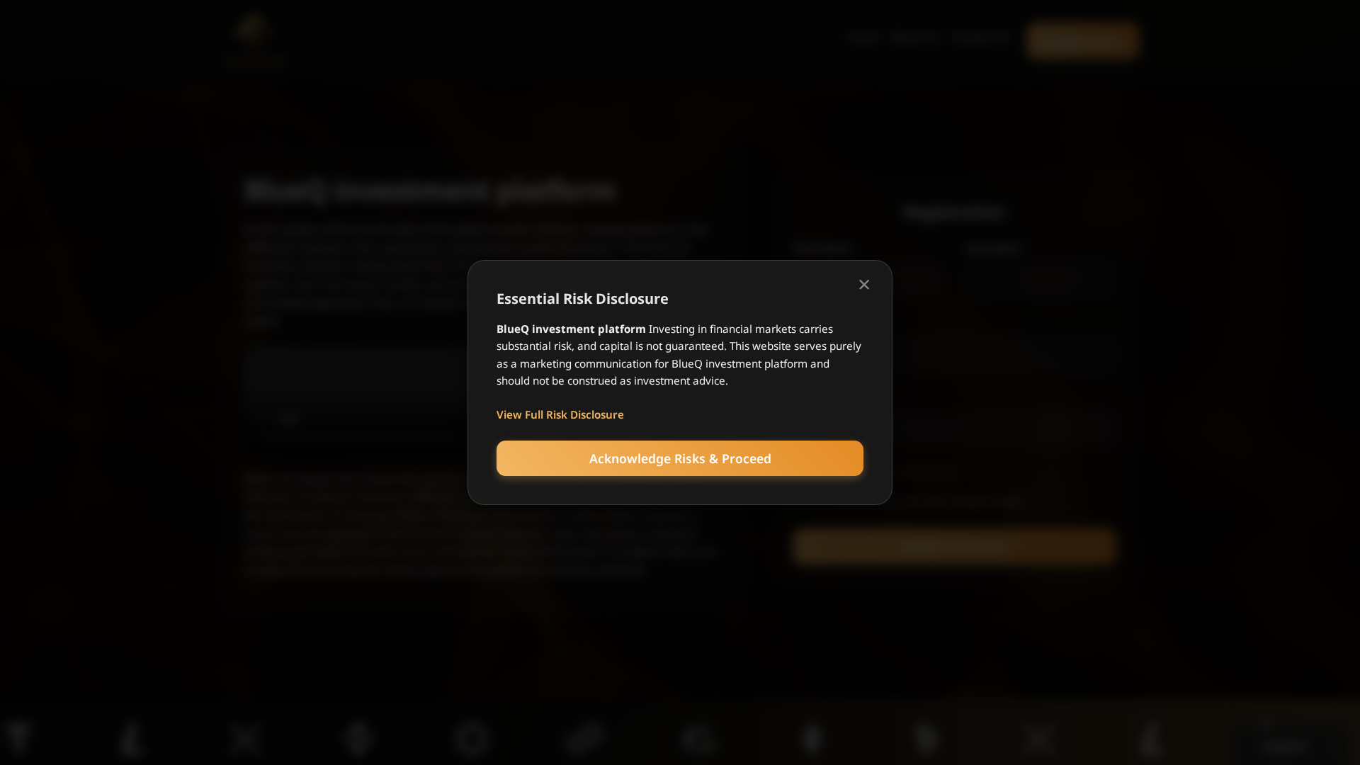 Screenshot of blueqinvest.org