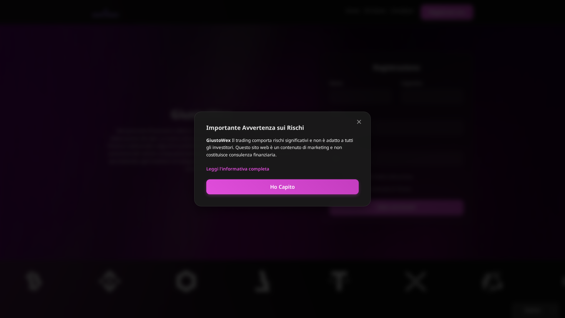 Screenshot of giustowex.org