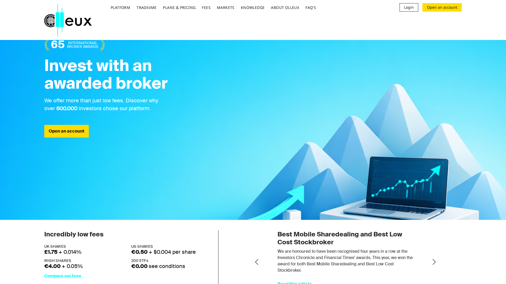 Screenshot of olleux.io