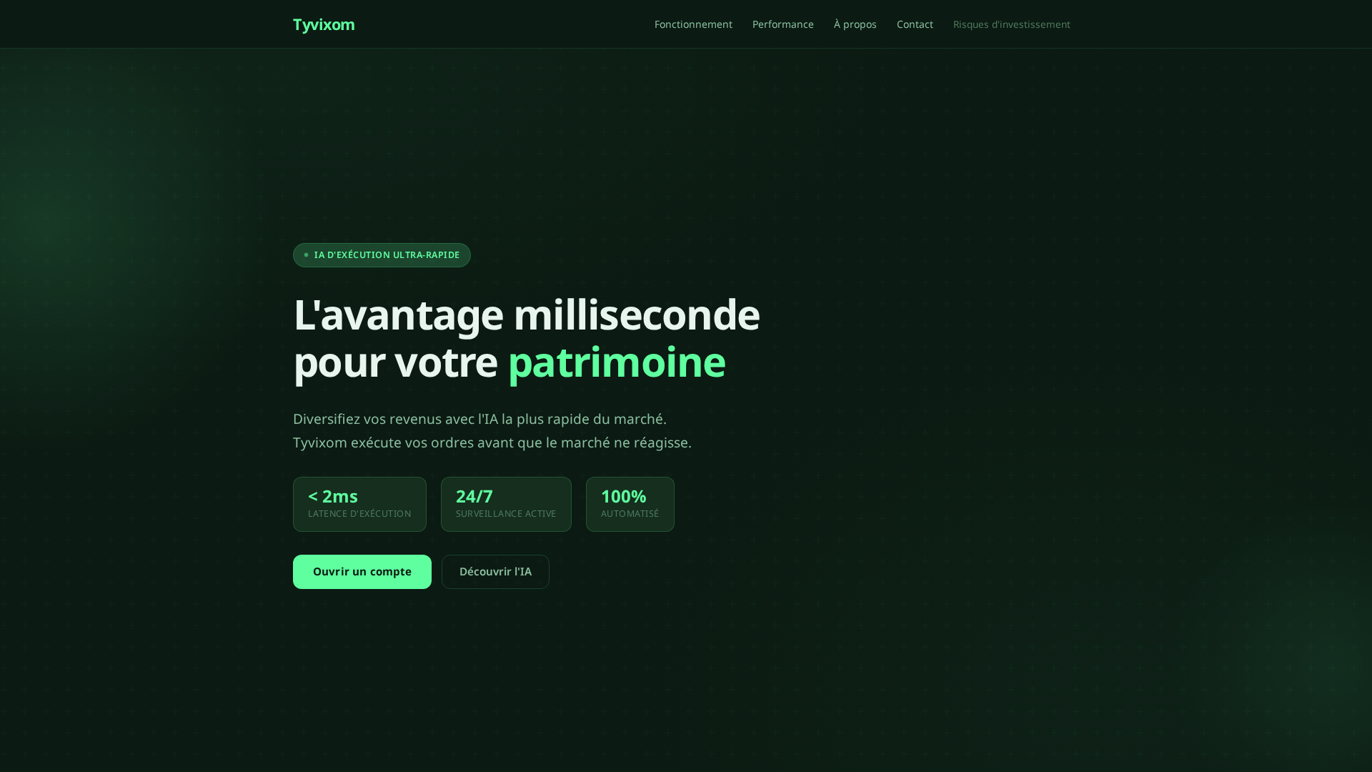 Screenshot of tyvixominvest.com