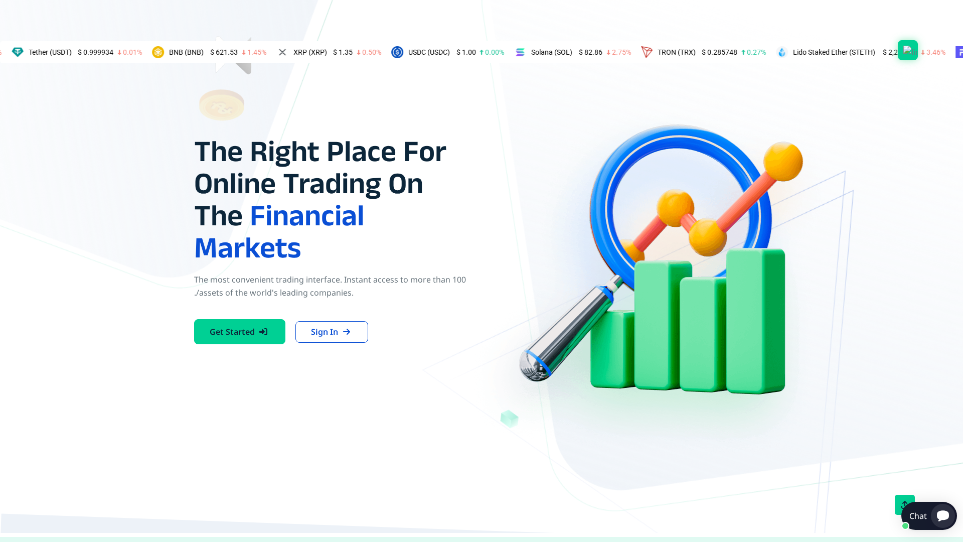 Screenshot of nadexprimes.com