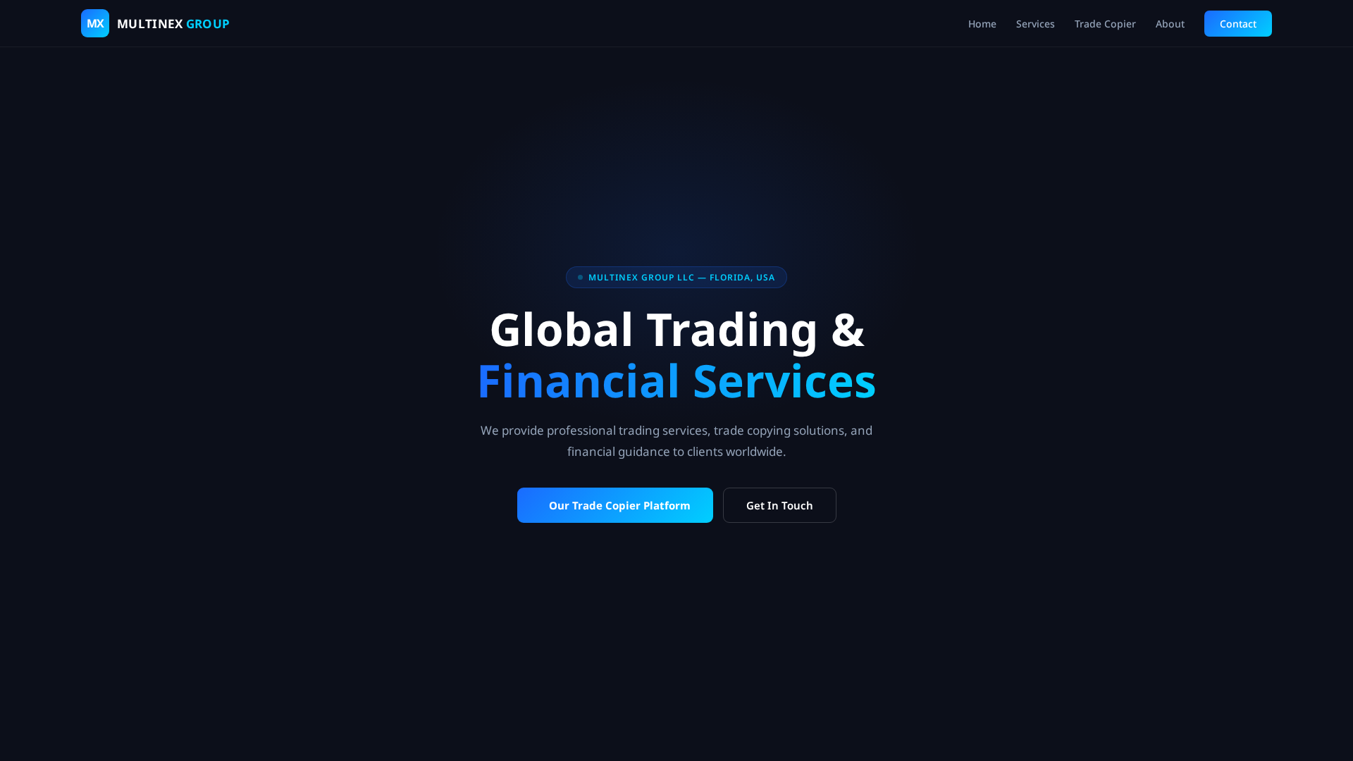 Screenshot of multinexgroup.com