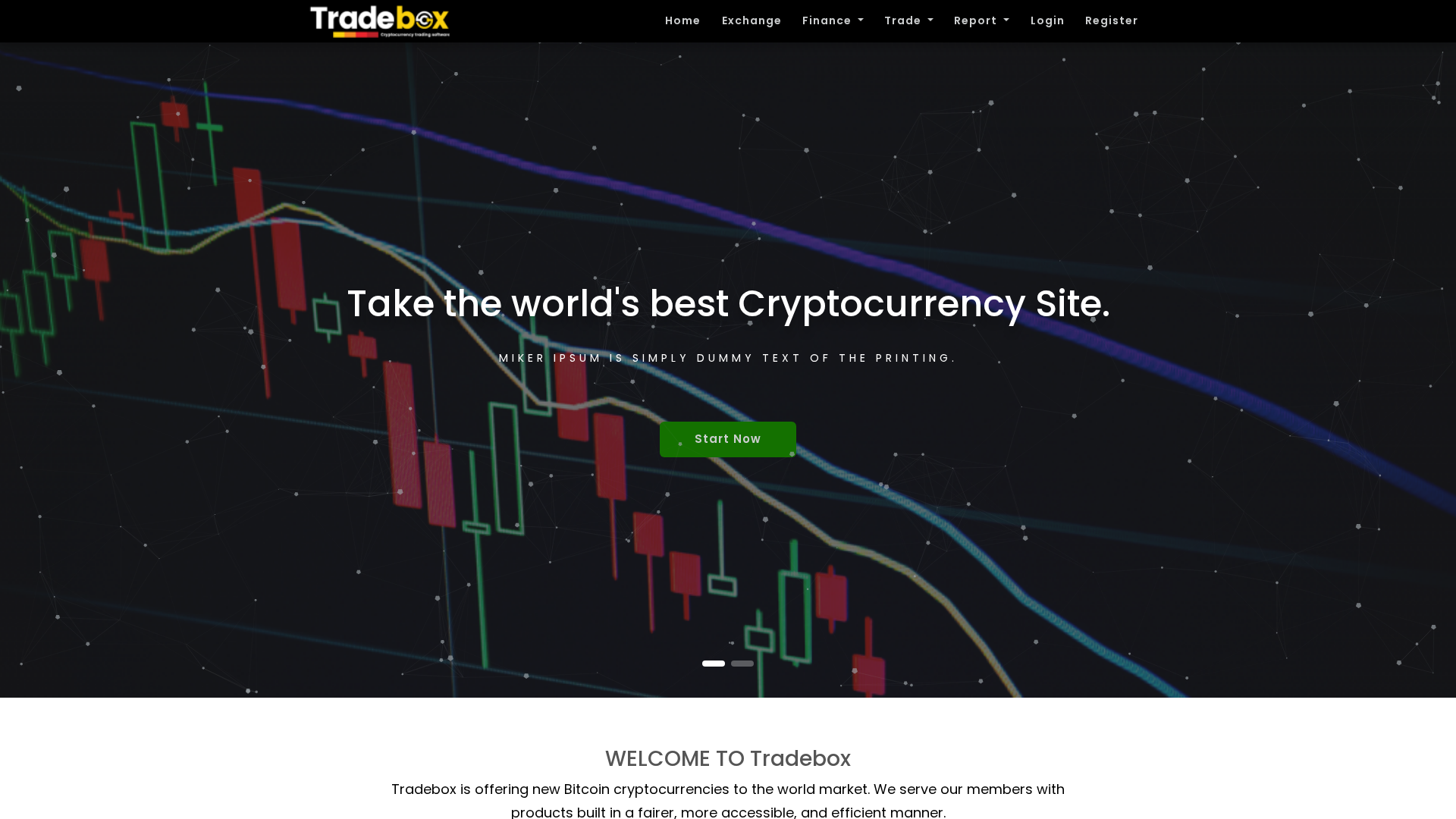 Screenshot of titantradingmarket.com
