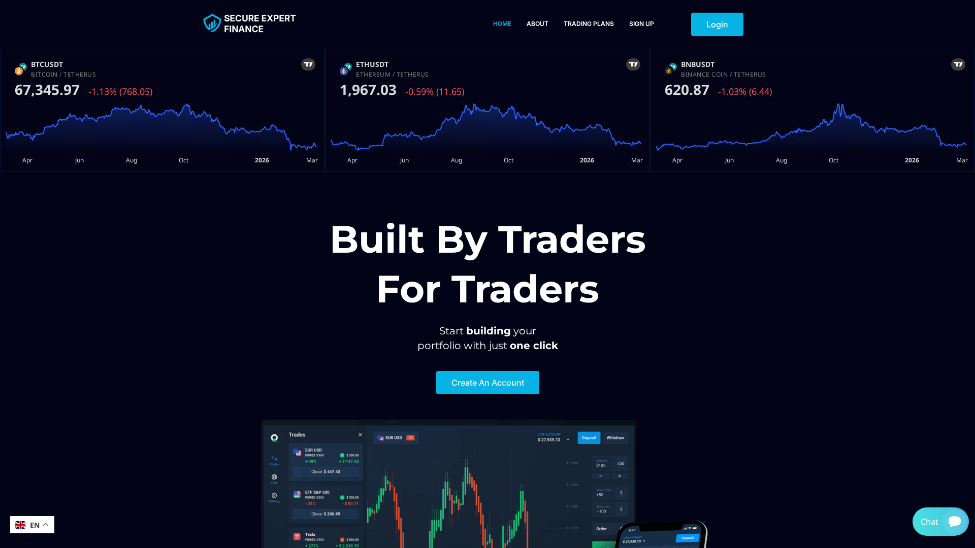 Screenshot of secureexpertfinance.com