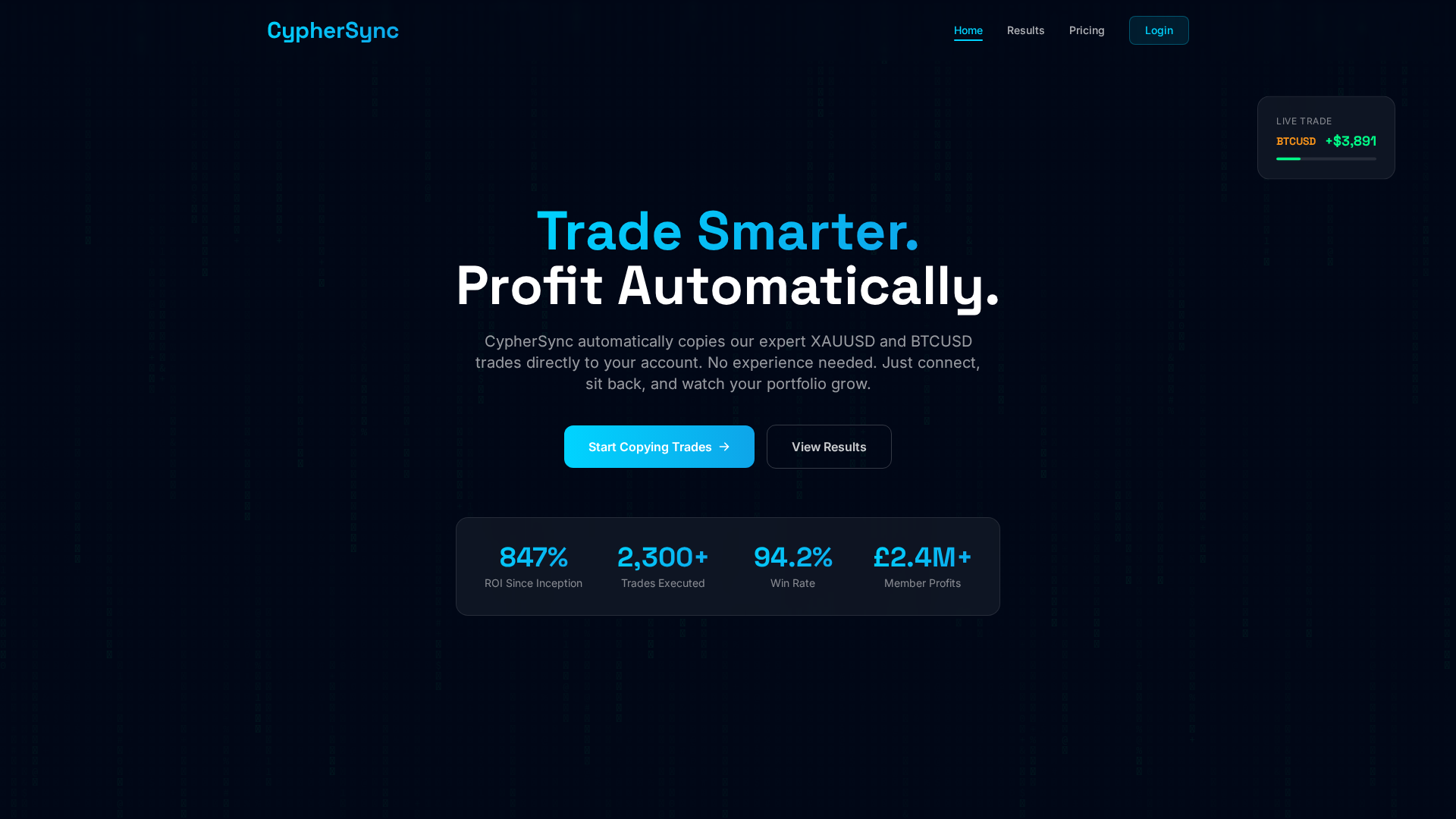 Screenshot of fxcyphersync.com