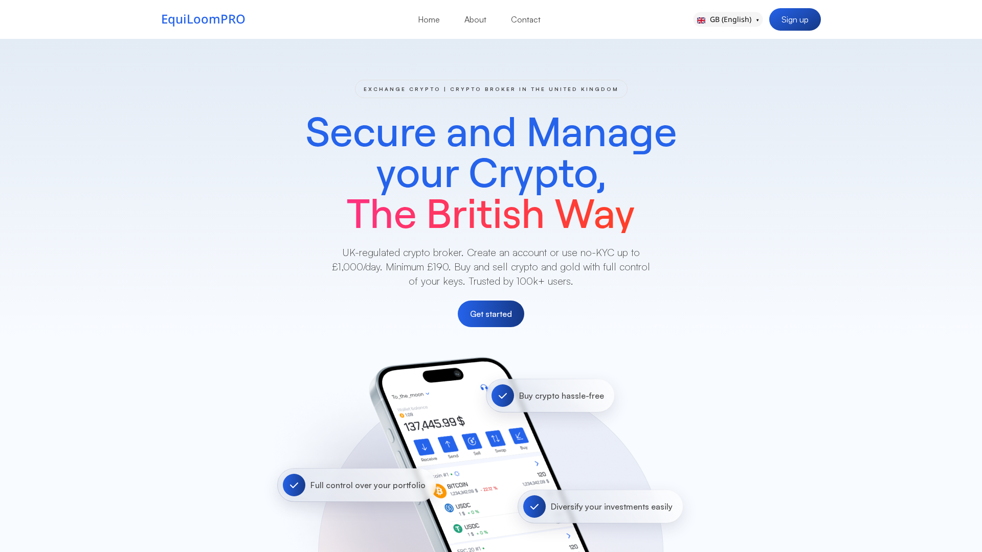 Screenshot of equiloompro.tech