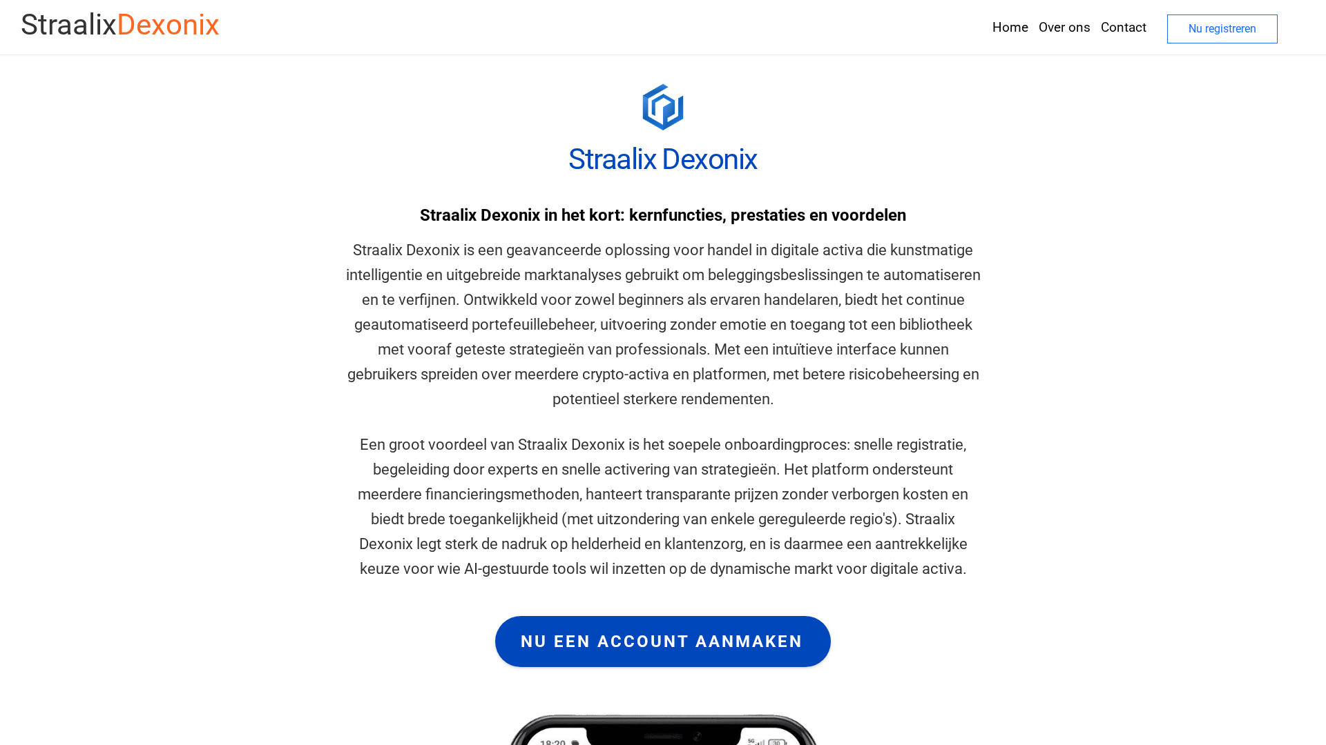 Screenshot of straalixdexonixai.com