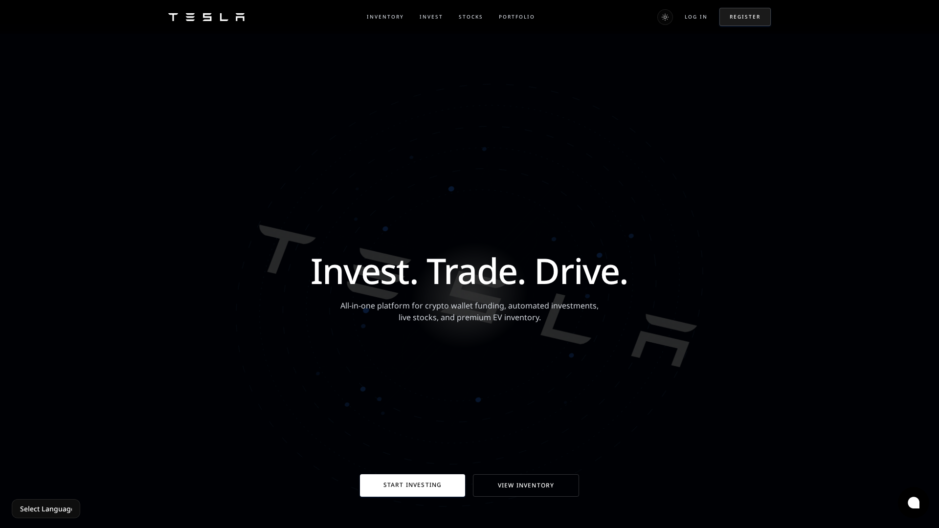 Screenshot of nexustesla.net
