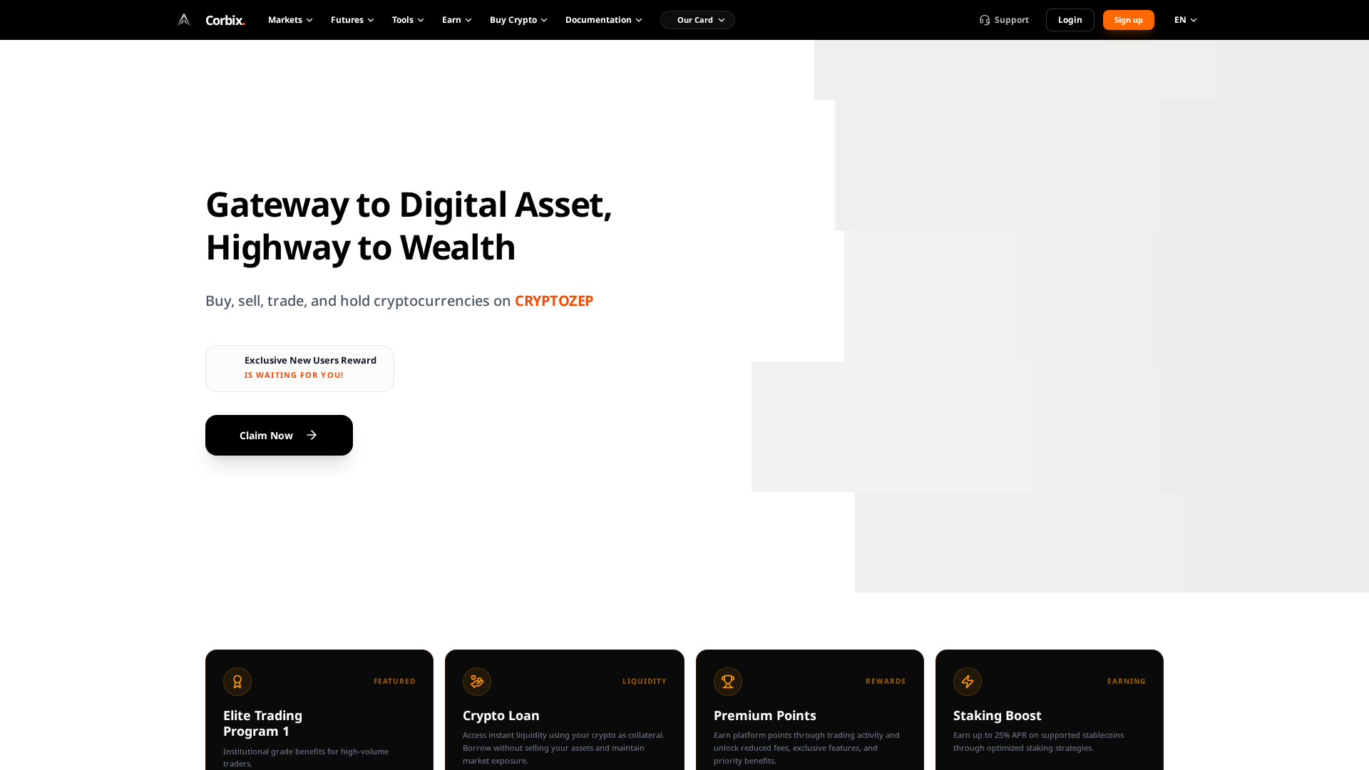 Screenshot of corbixmarket.com