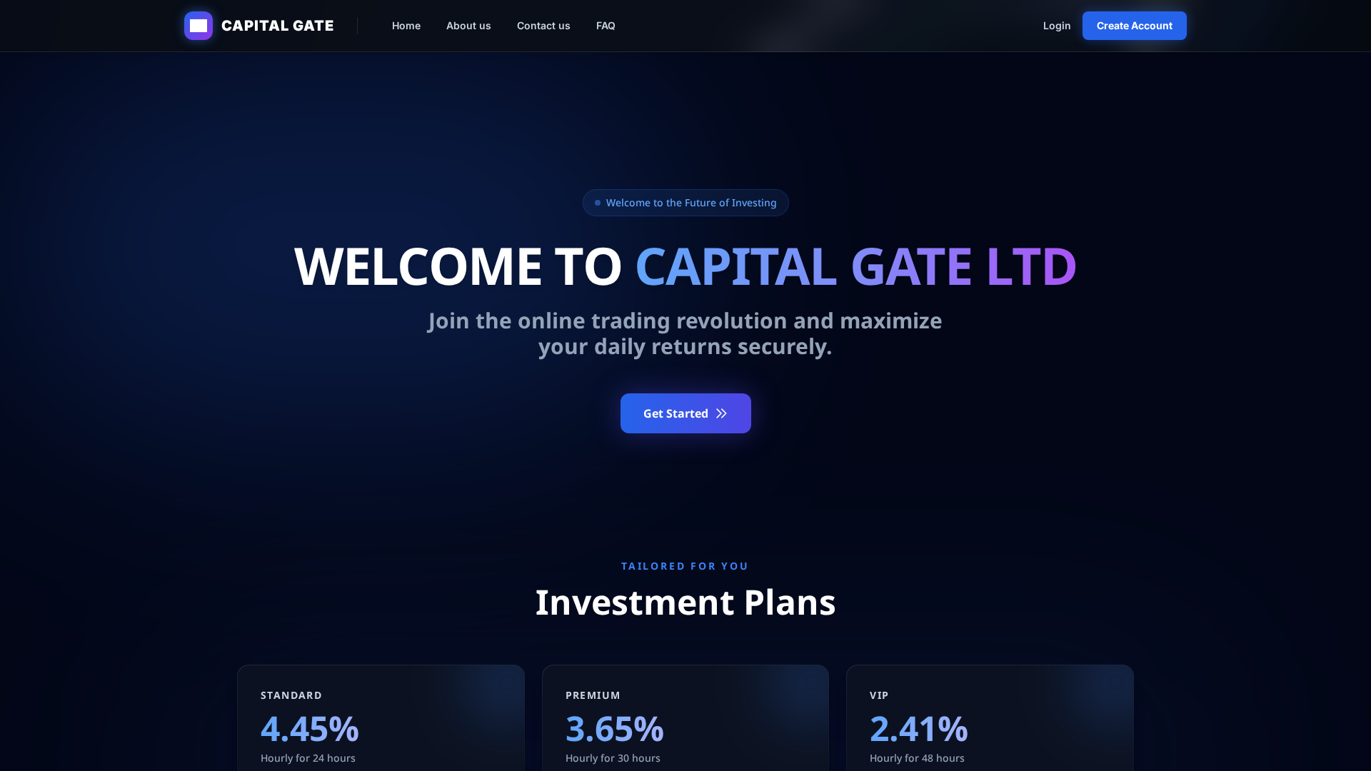 Screenshot of capitalgate.online