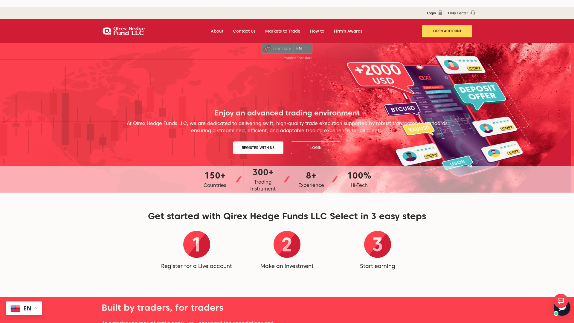 Screenshot of qirexcompany.com