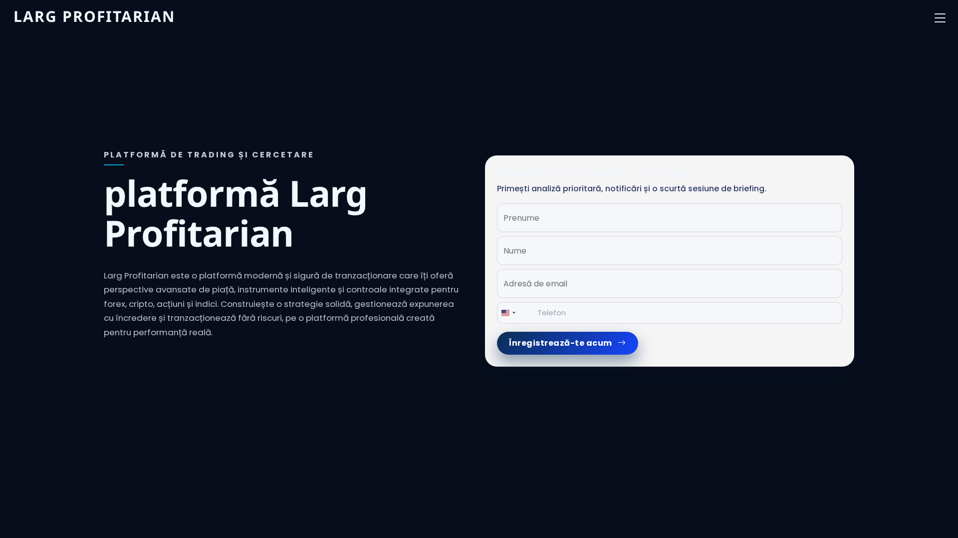 Screenshot of larg-profitarian-ro.com