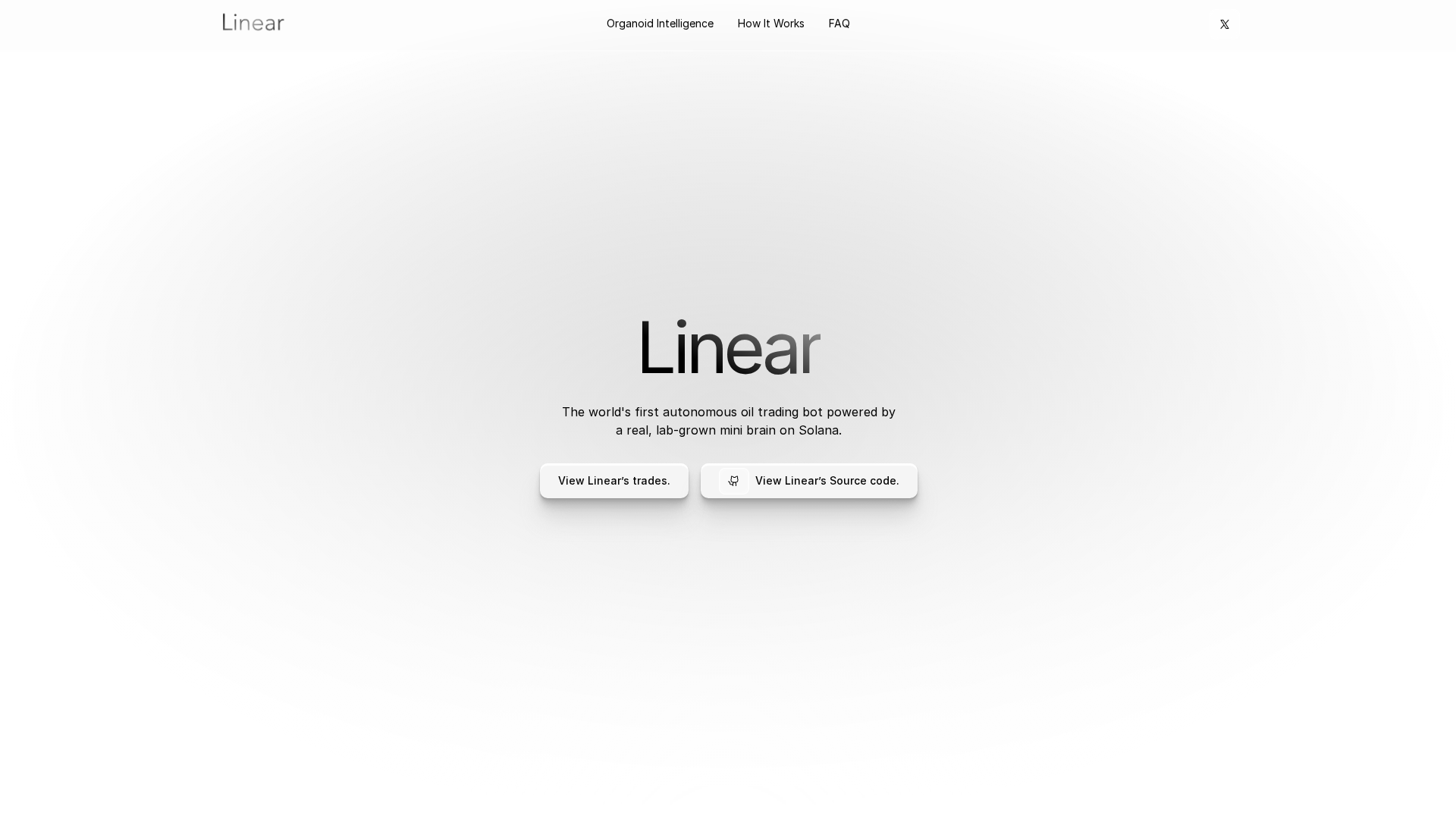 Screenshot of linearoil.trade