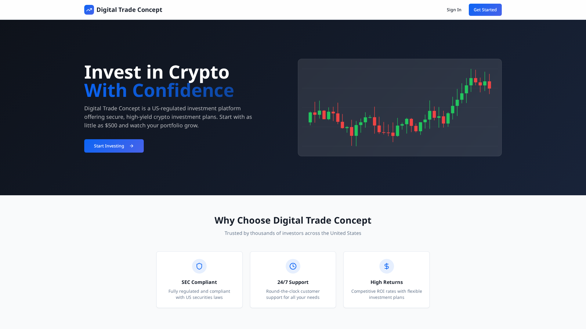 Screenshot of digitaltradeconcept.com