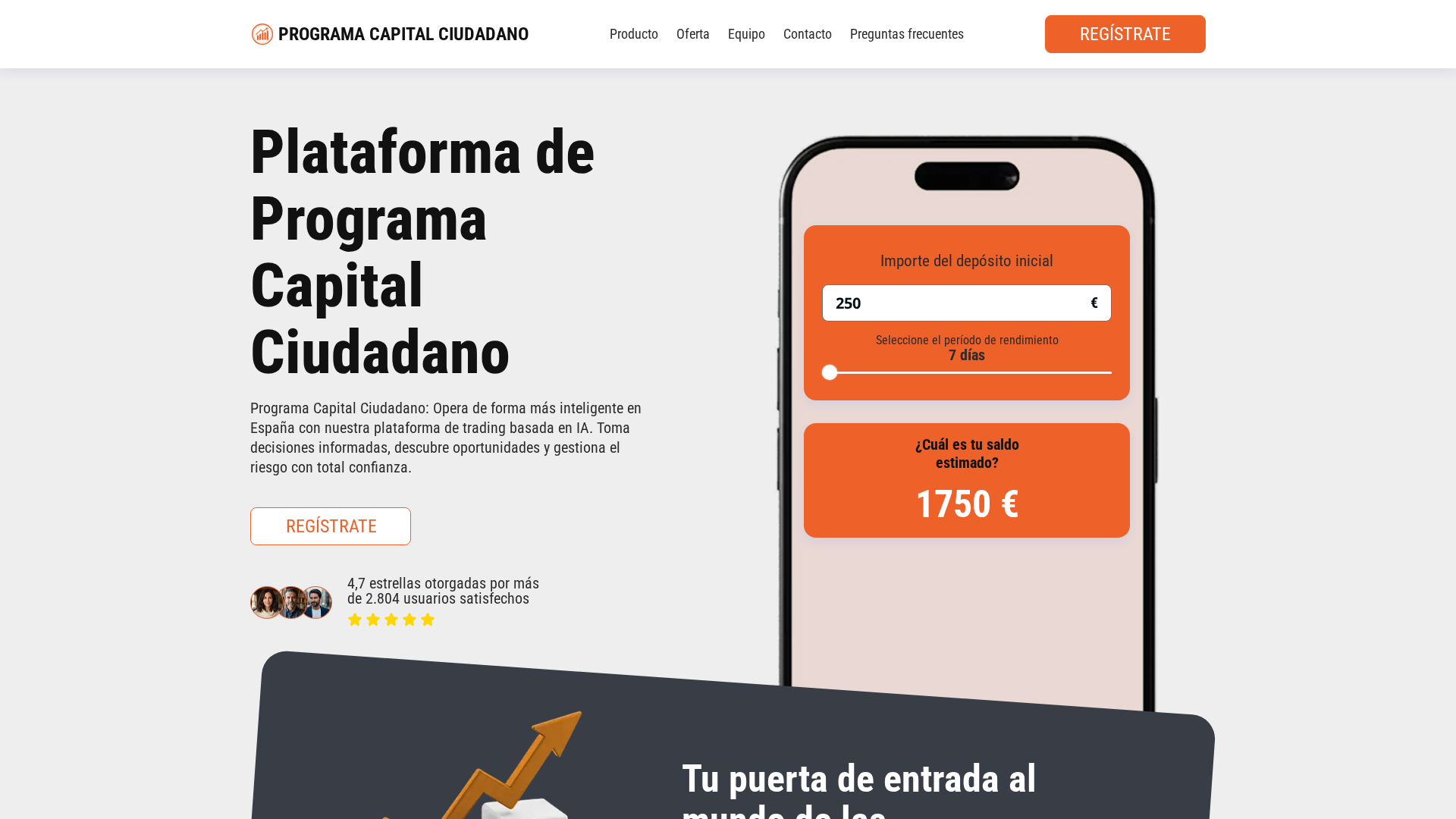 Screenshot of programacapitalciudadano.es